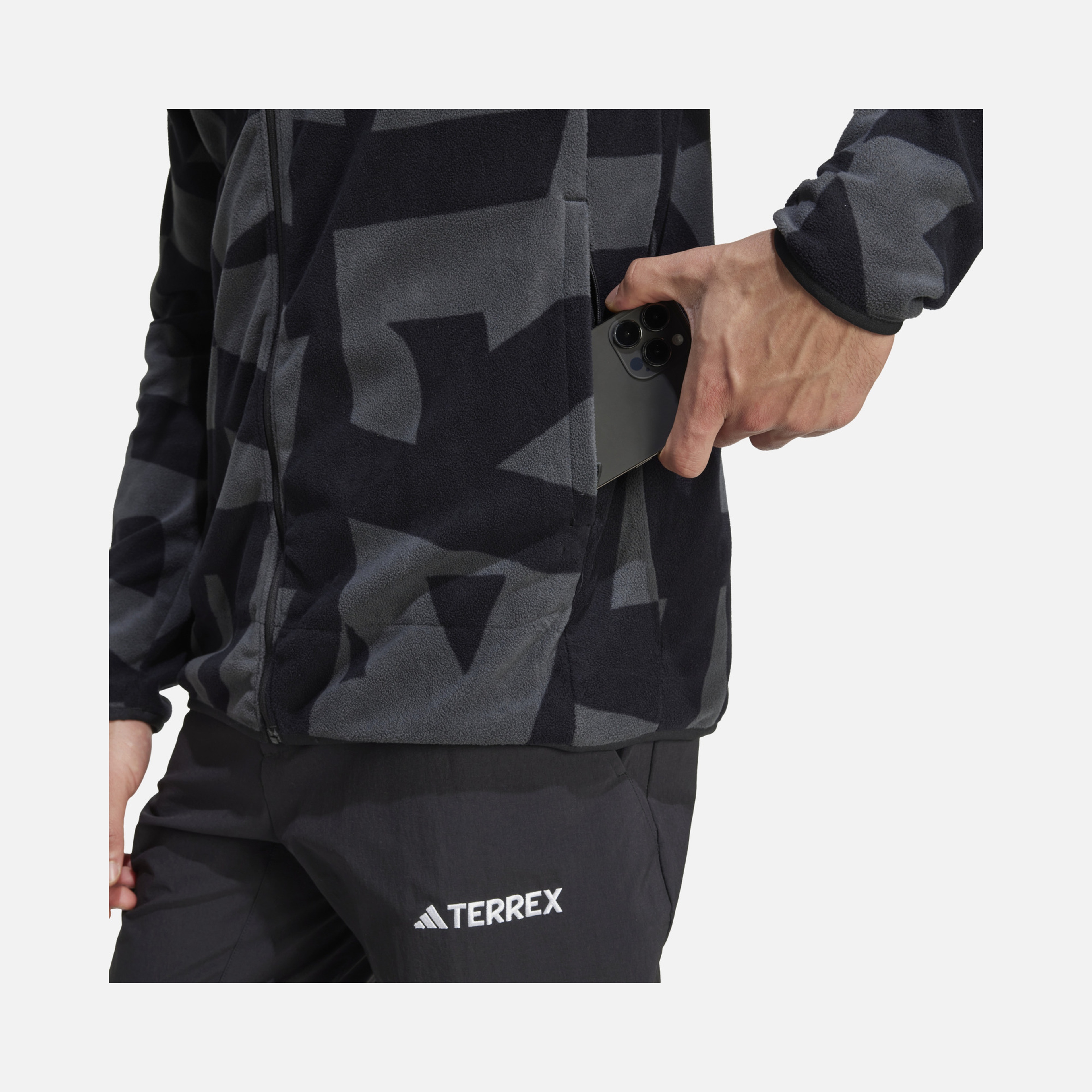 adidas Terrex Mt Aop Fz Fleece Erkek Ceket