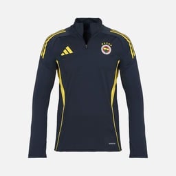 adidas AEROREADY Tiro25 Club Training 3-Stripes 1/4 Zip Long-Sleeve Erkek Tişört