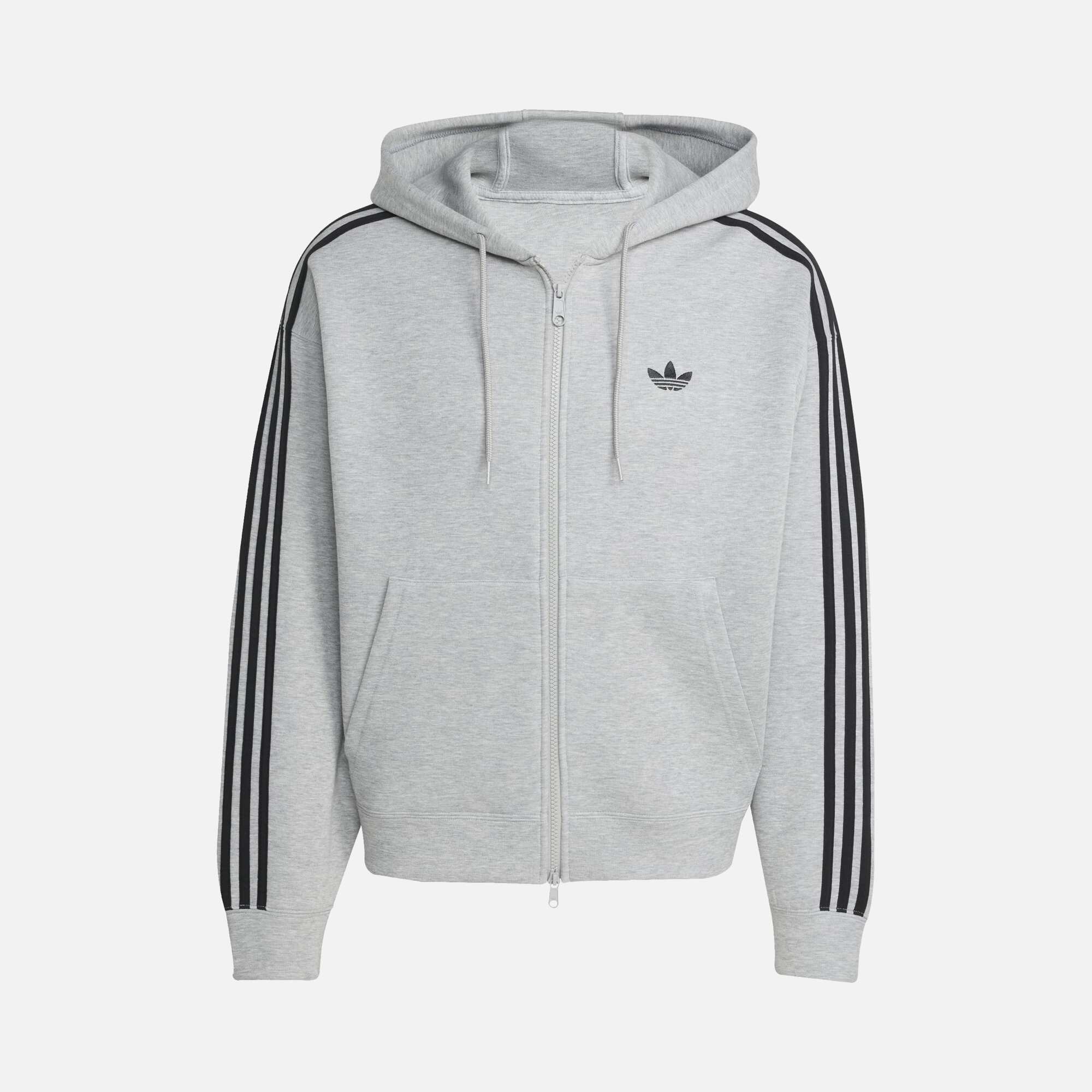 adidas Spacer Hoodie Erkek Kapüşonlu Ceket | Barçın