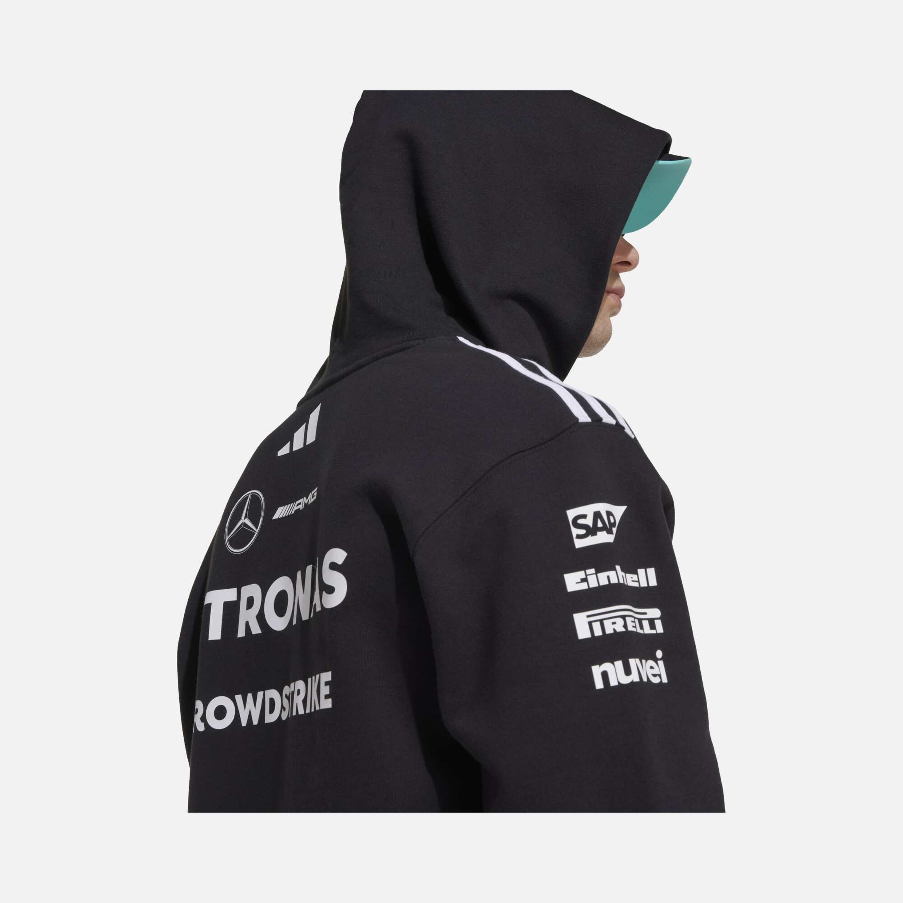 adidas Mercedes Tm Hoodie Kapüşonlu Erkek Sweatshirt