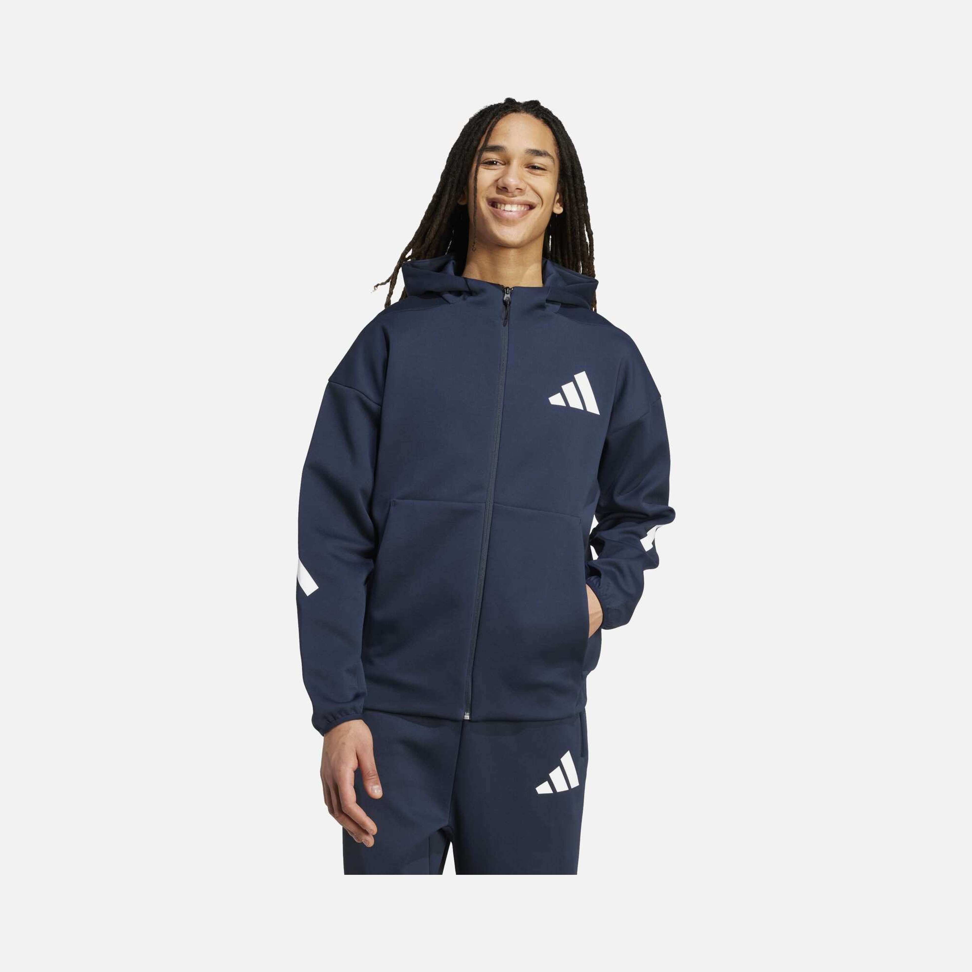 adidas Sportswear Z.N.E. Full-Zip Hooded Erkek Sweatshirt