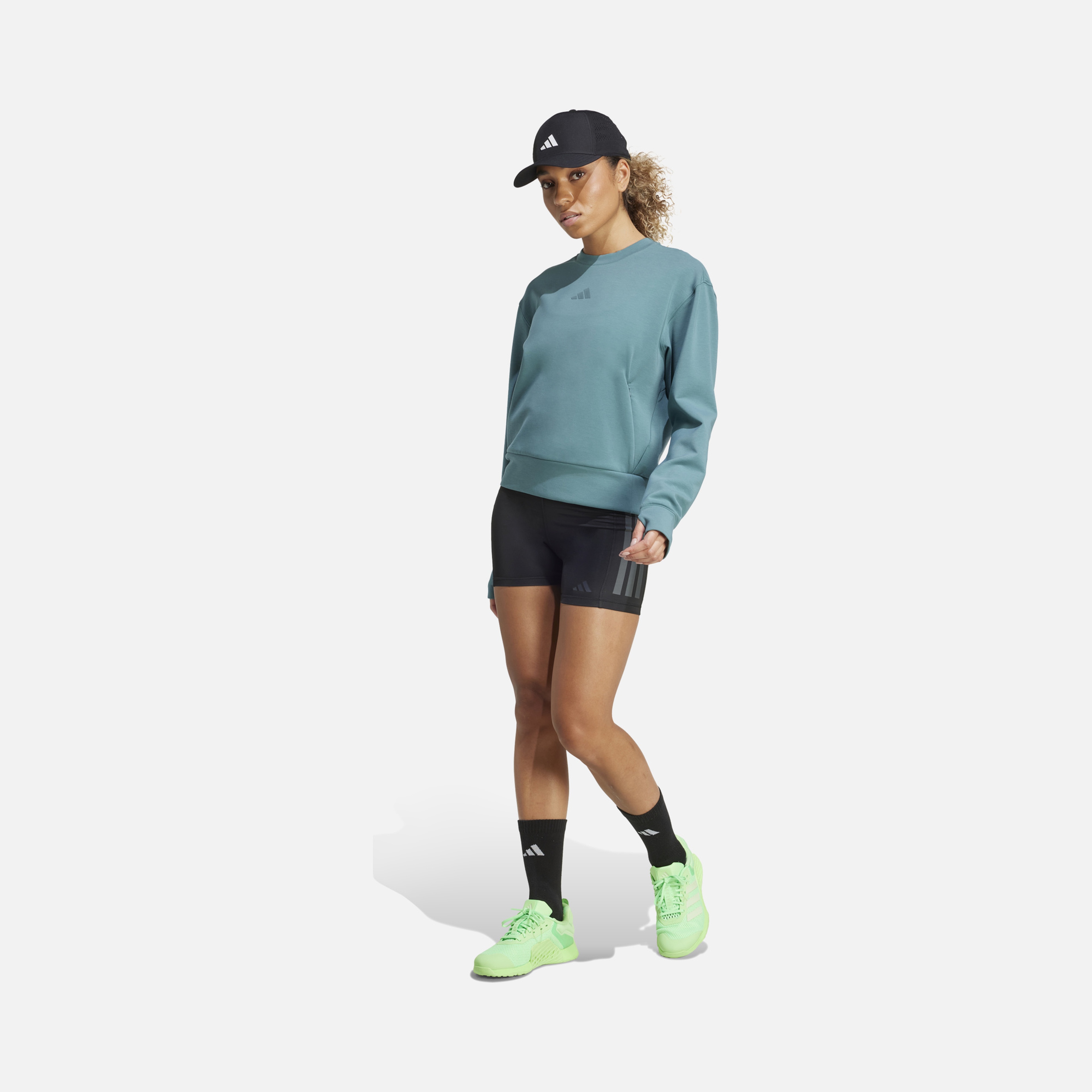 adidas D4 T Knit Crew Kadın Sweatshirt