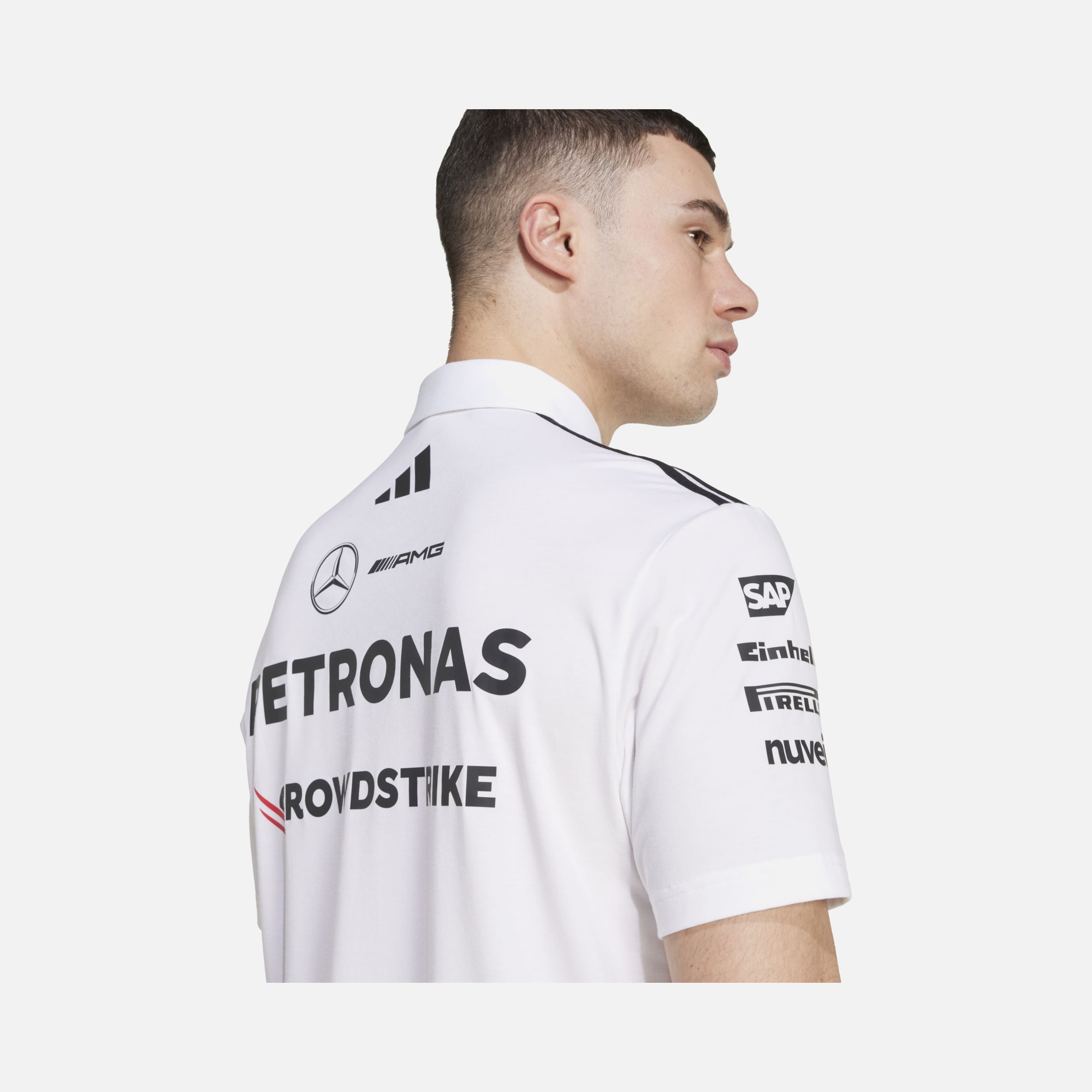 adidas Mercedes FW25 Tm Polo Yaka Erkek Tişört