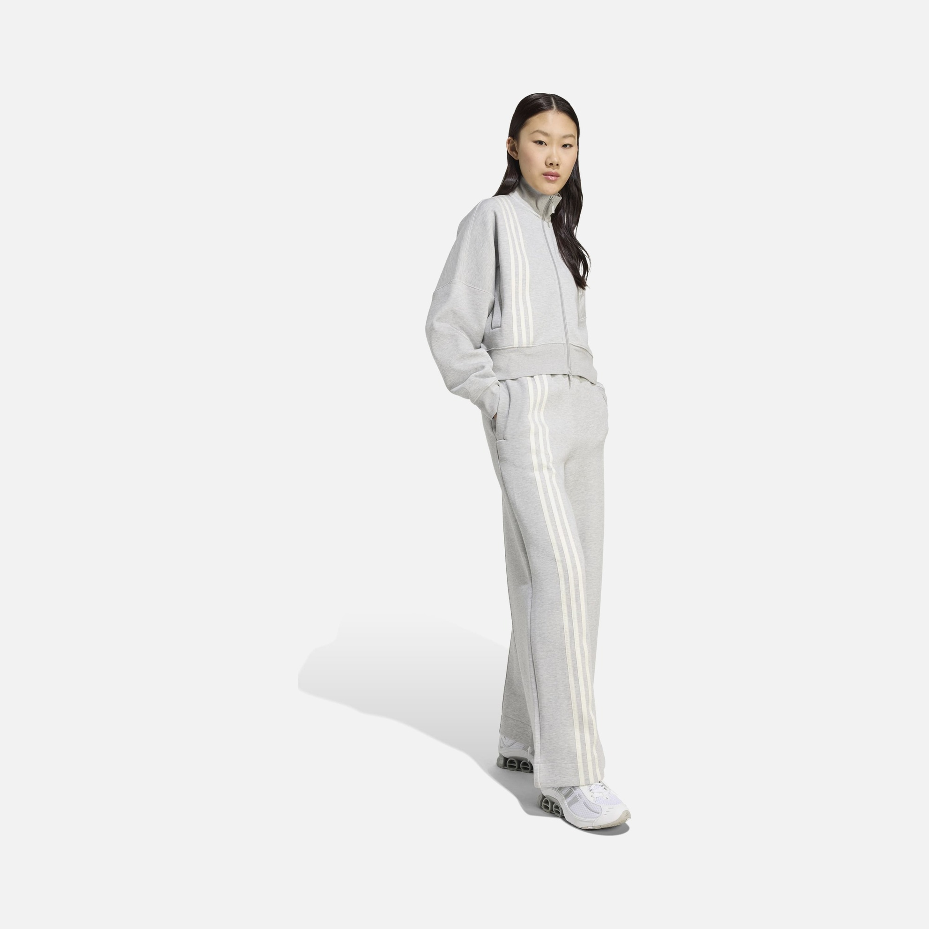 adidas 3 Stripes Zipup Kadın Sweatshirt