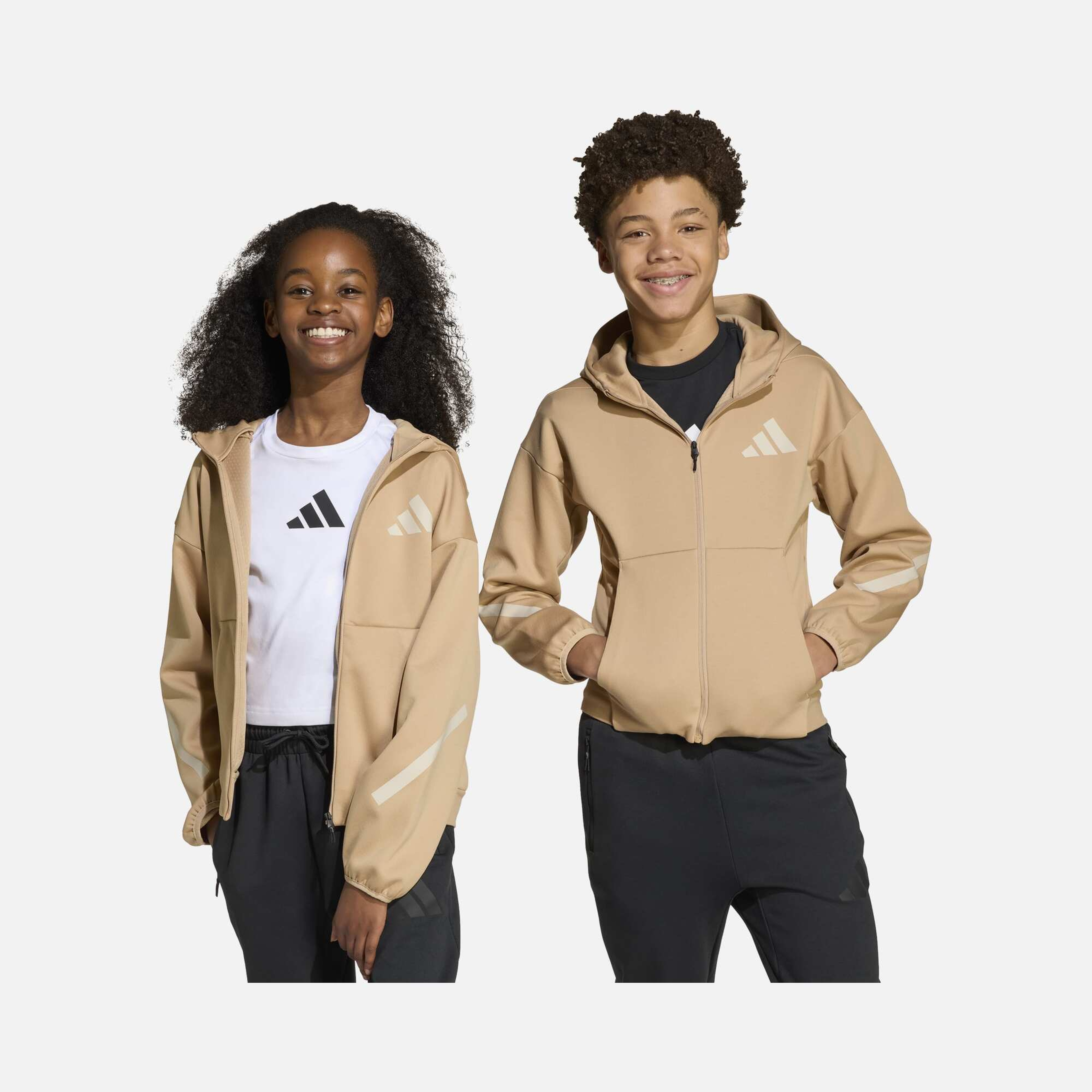 adidas Z.N.E. Sportswear Track Full-Zip Hoodie Çocuk Sweatshirt