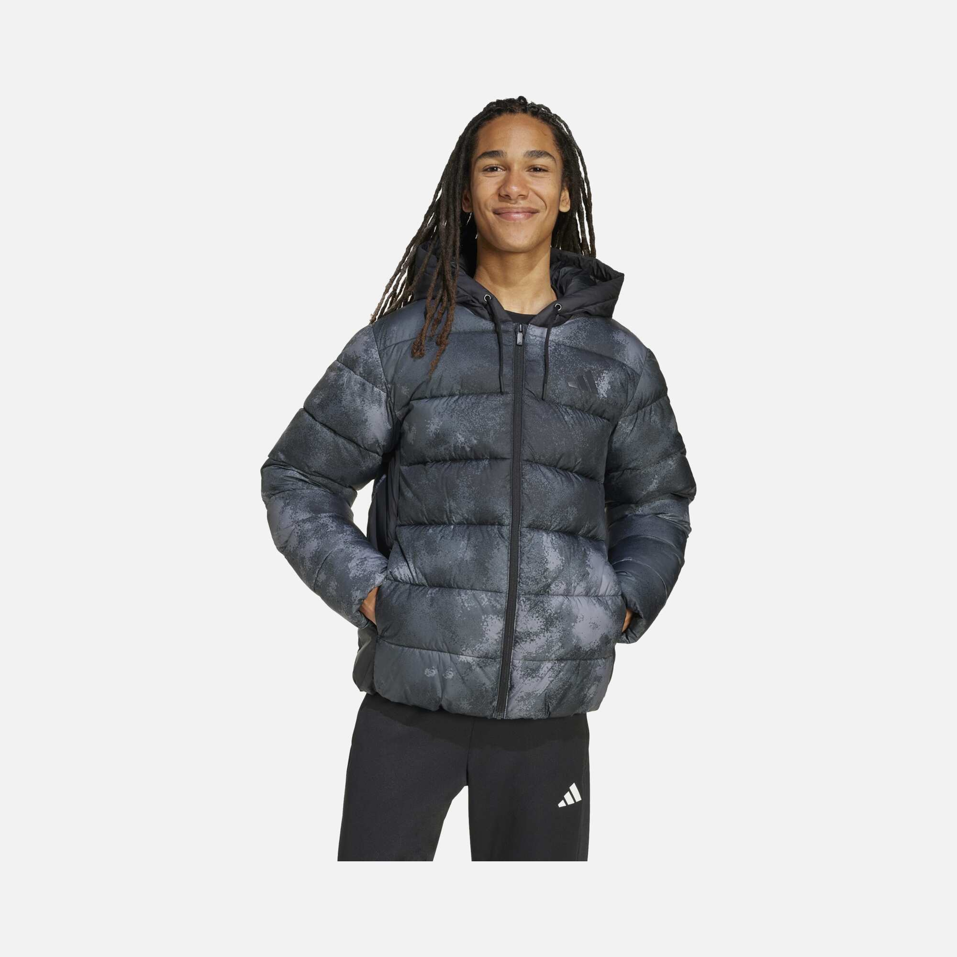 adidas Ess Sd Puf Hd Kapüşonlu Erkek Mont