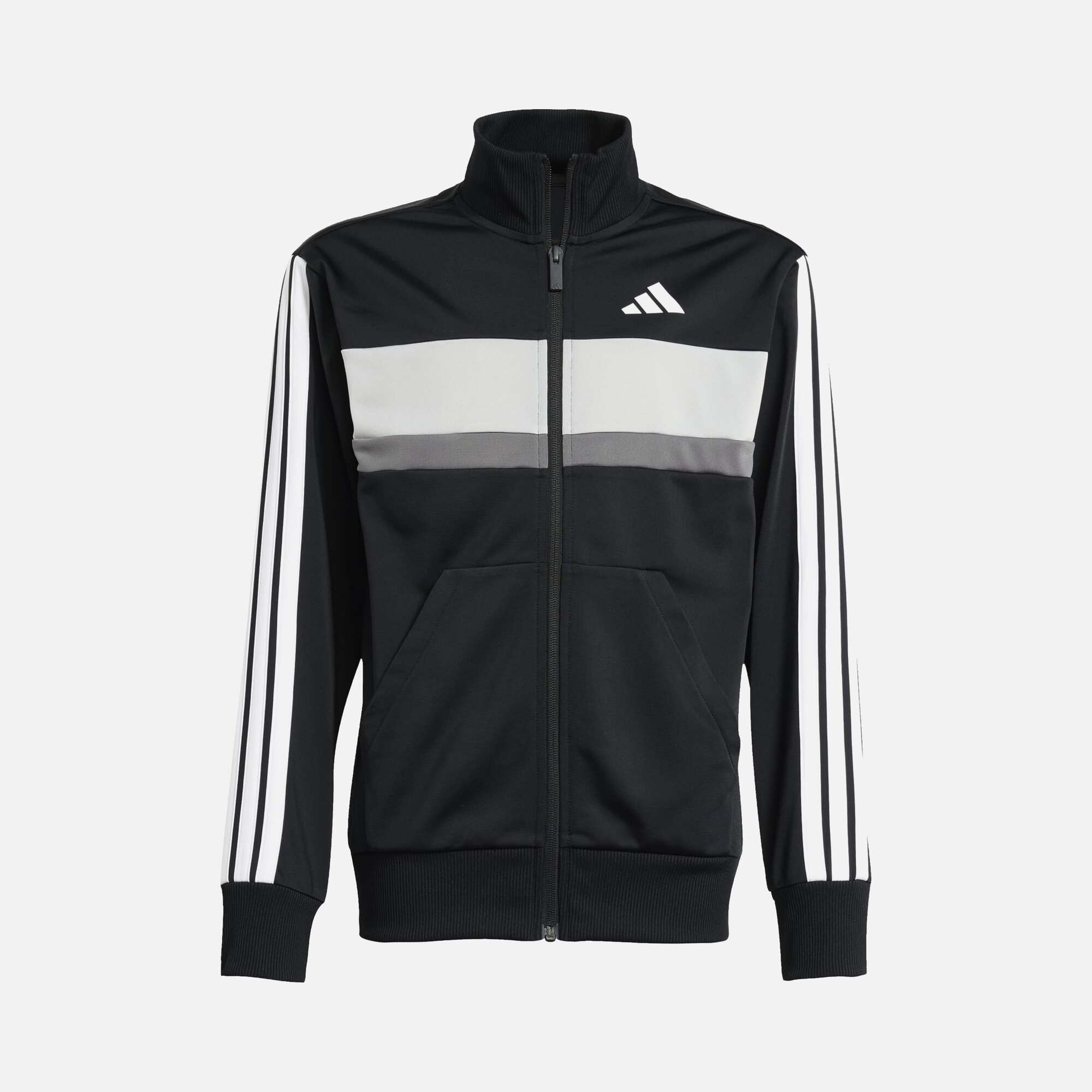 adidas Climacool Sportswear Seasonal Essentials Tiberio 3-Stripes Tricot Regular-Fit Full-Zip Çocuk Eşofman Takımı
