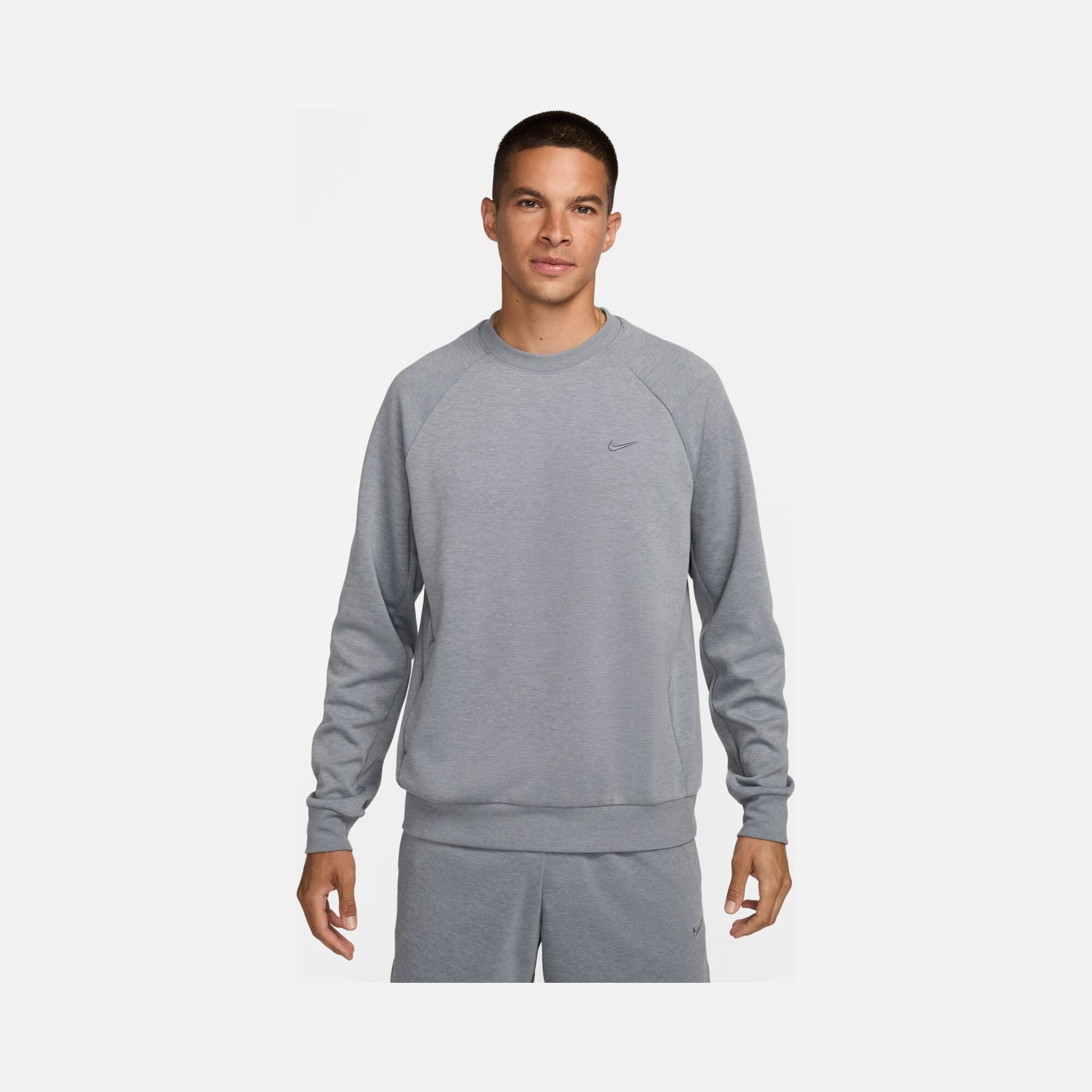 Nike Primary Dri-Fit UV Versatile Crew Erkek Sweatshirt