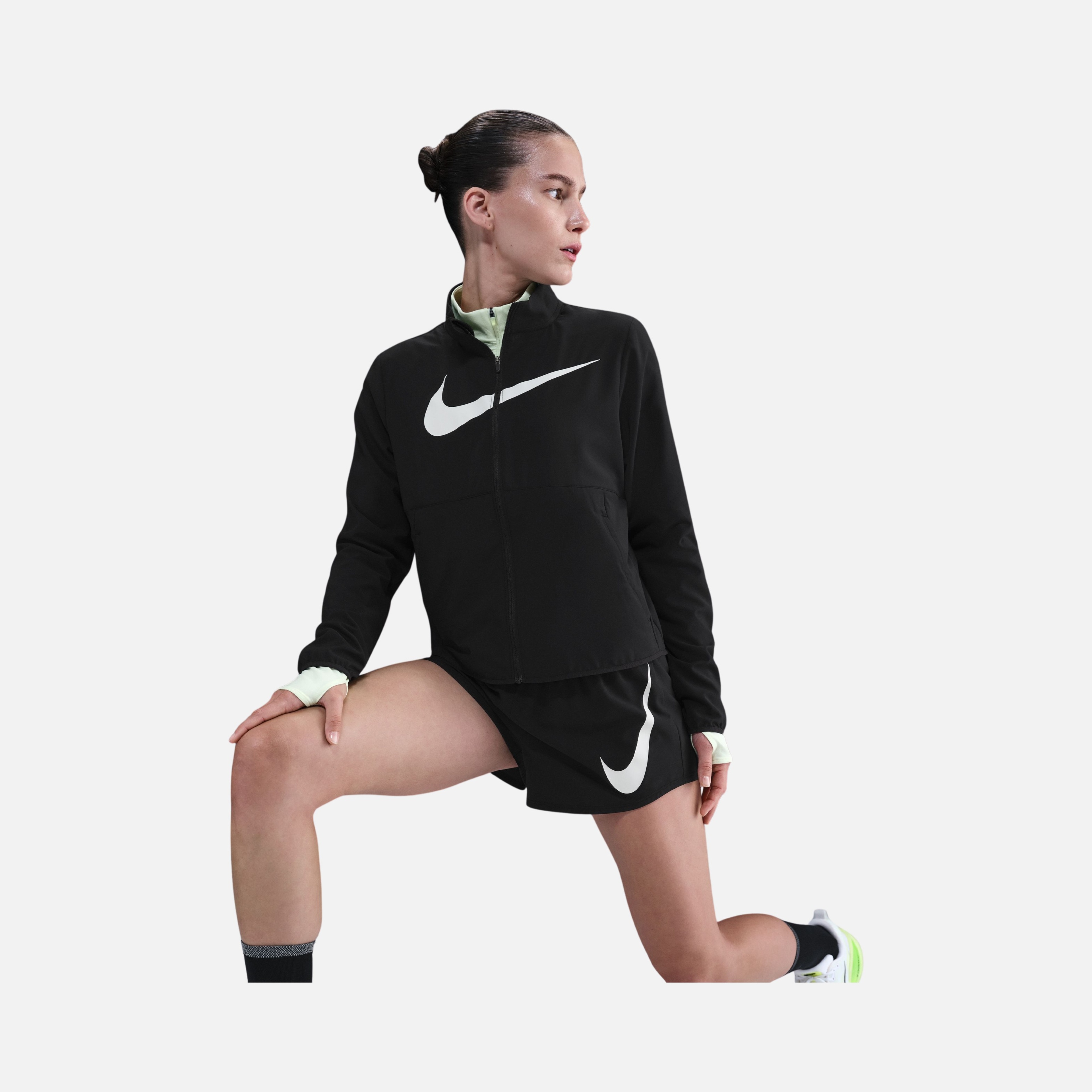 Nike W Nk One Swsh Hbr Df Mr 3 In Br Kadın Şort