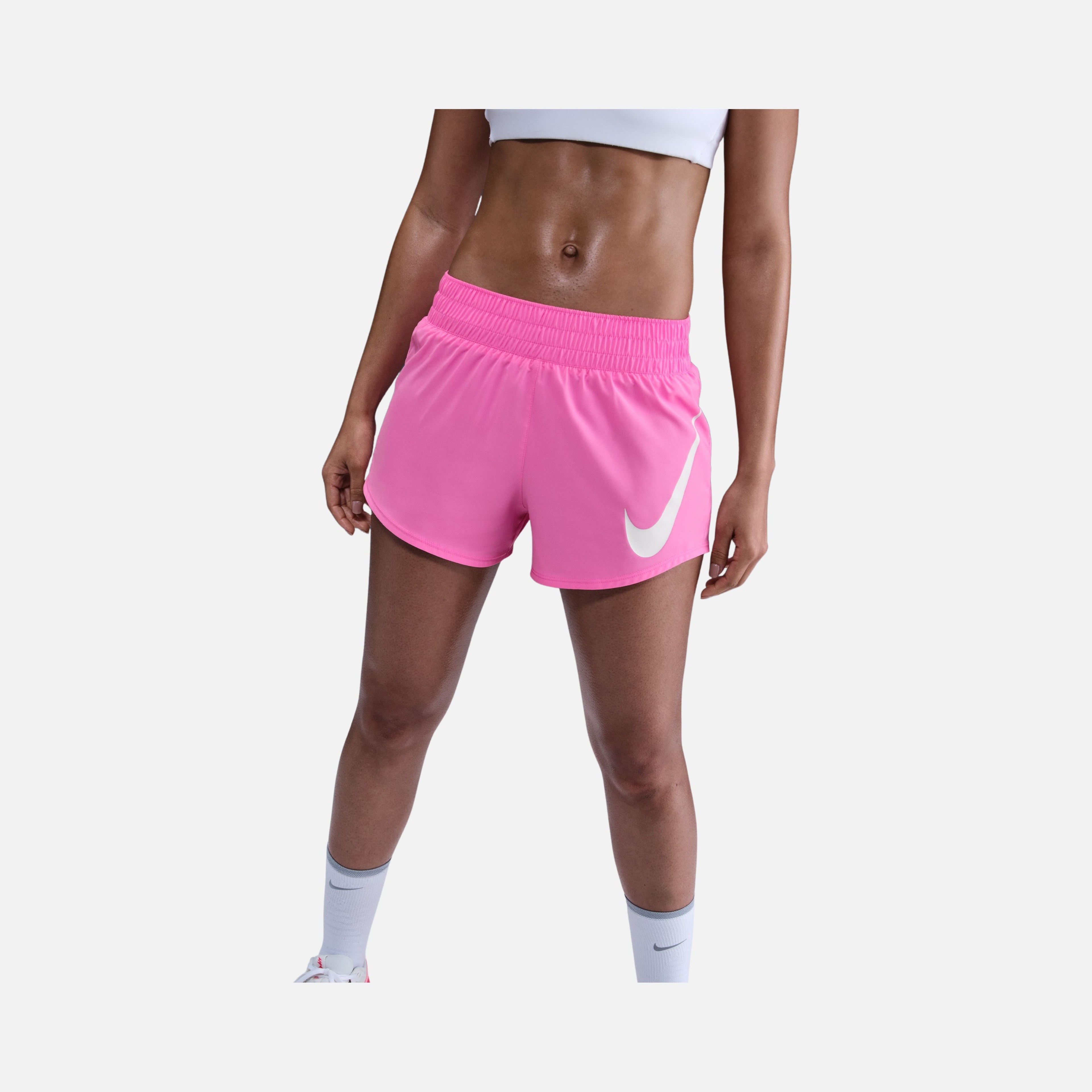 Nike W Nk One Swsh Hbr Df Mr 3 In Br Kadın Şort