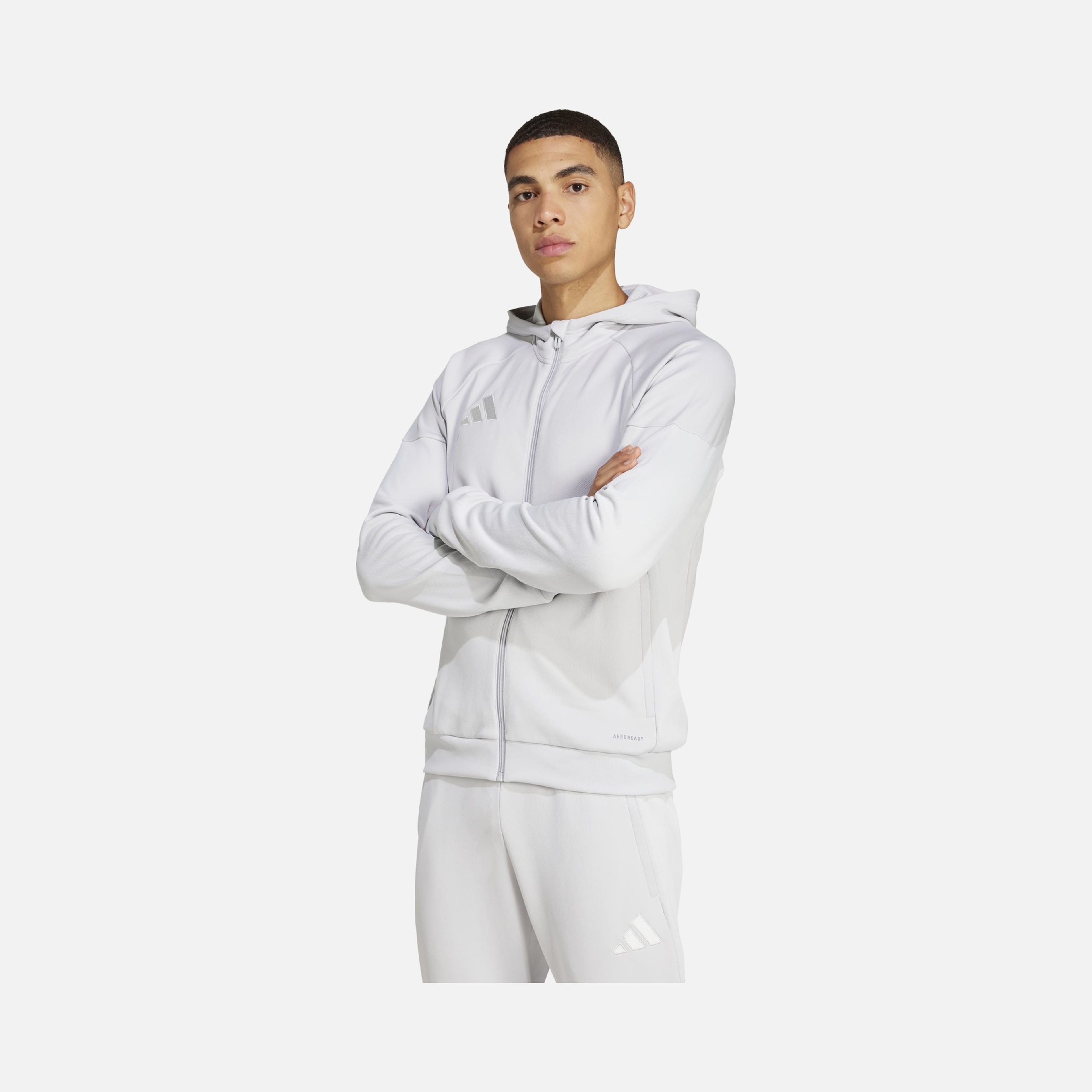 adidas Tiro25 Full Zip Erkek Kapüşonlu Ceket