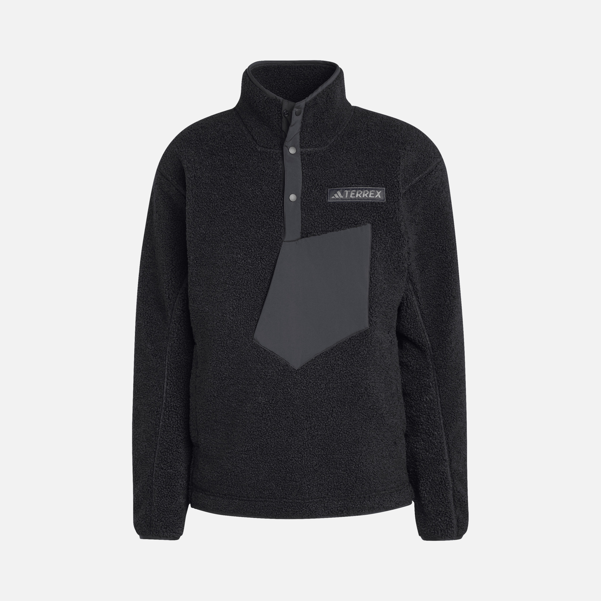 adidas Terrex XPL Faux Fur & Ripstop Fabric Details Pile Snap