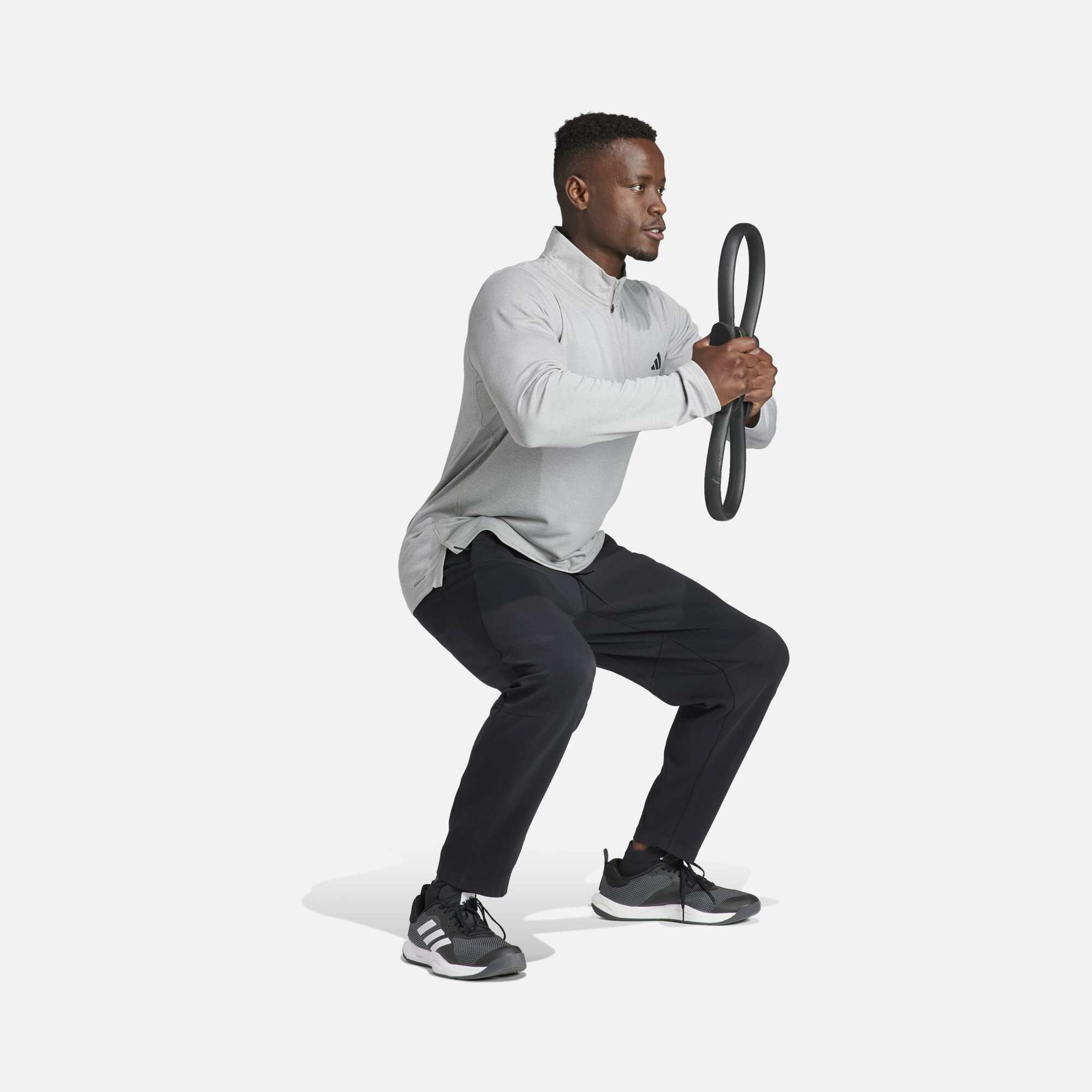 adidas Train Essentials Training Long-Sleeve Full-Zip Erkek Swearshirt