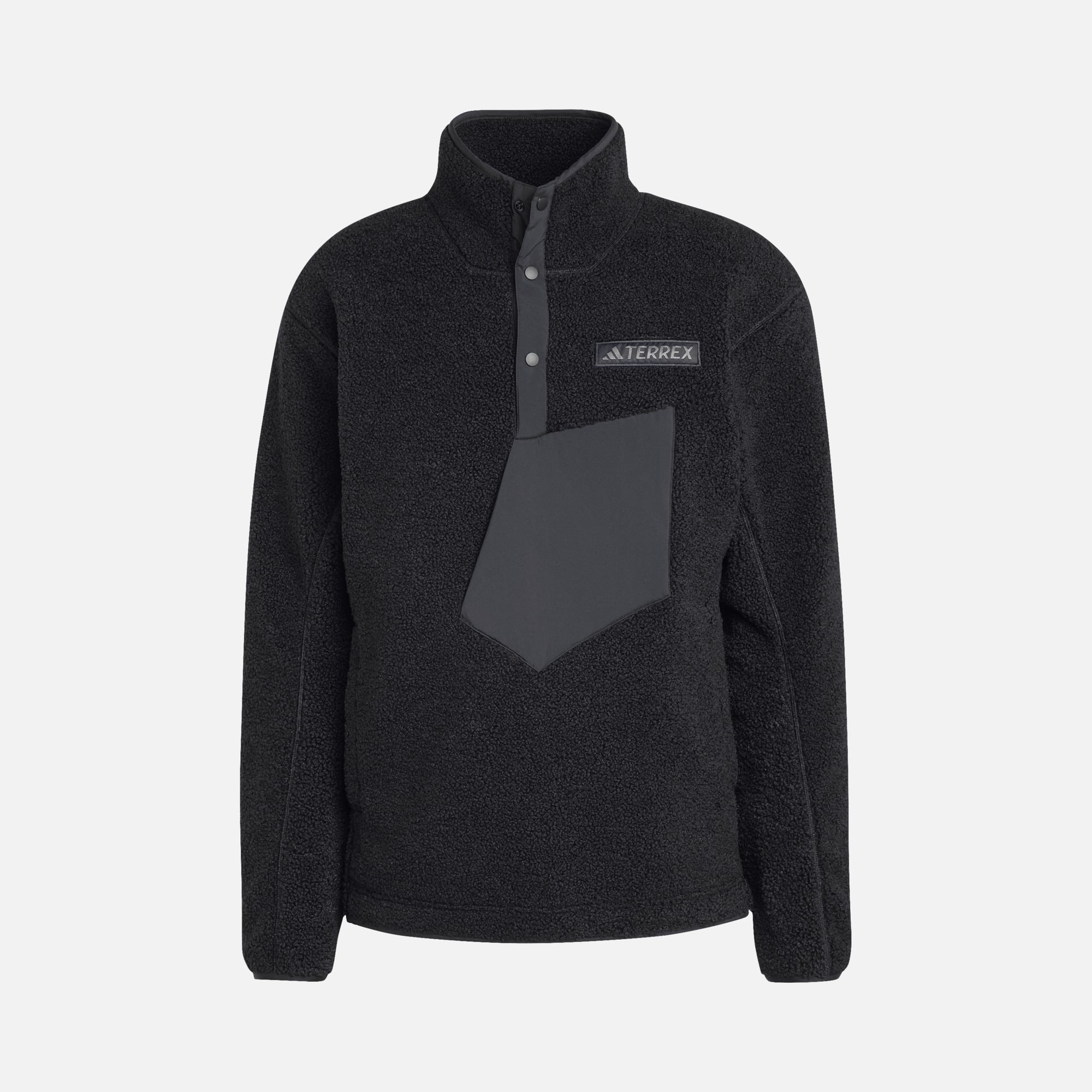 adidas Terrex XPL Faux Fur & Ripstop Fabric Details Pile Snap