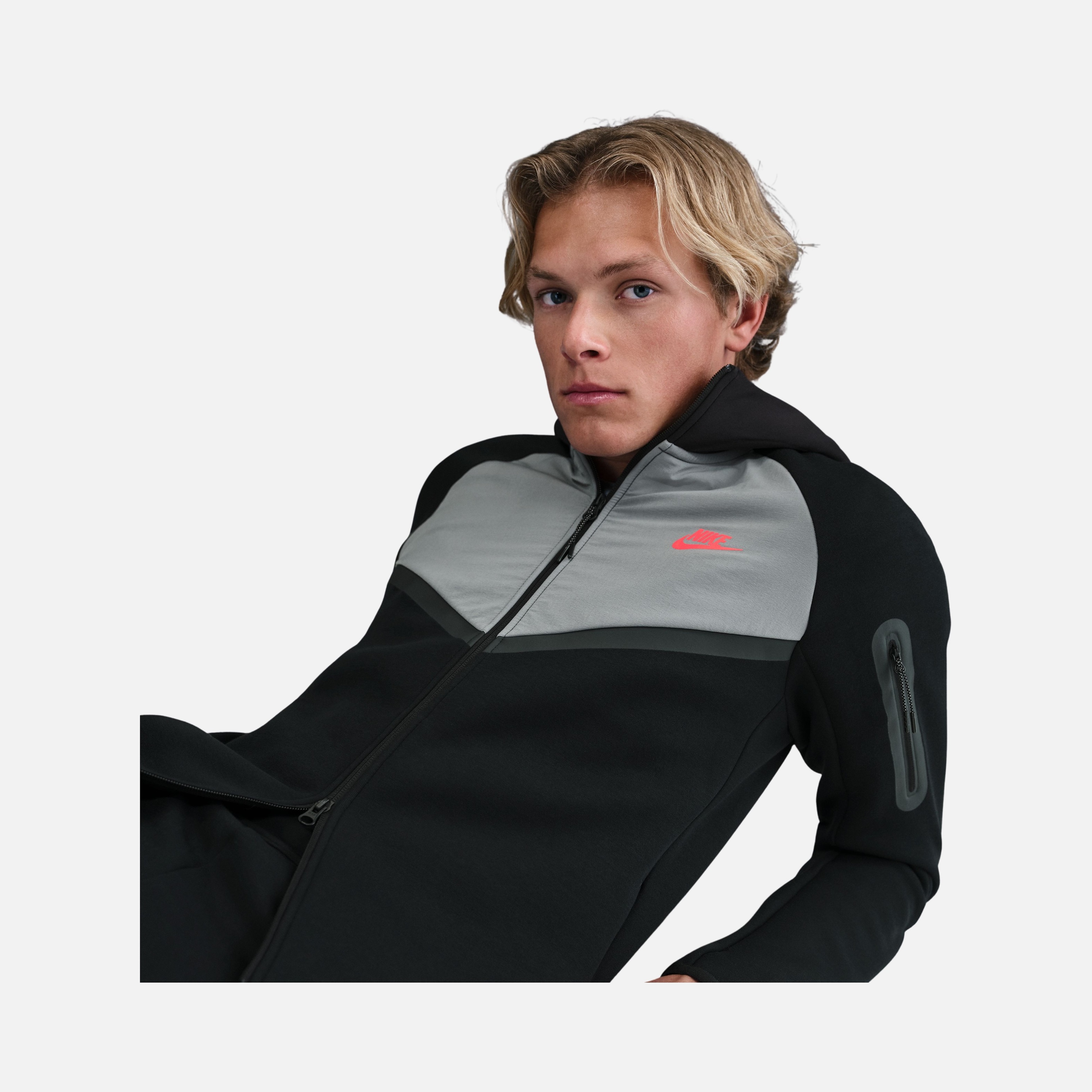 Nike M Tech Fleece Mix Wr Hoodie Erkek Ceket