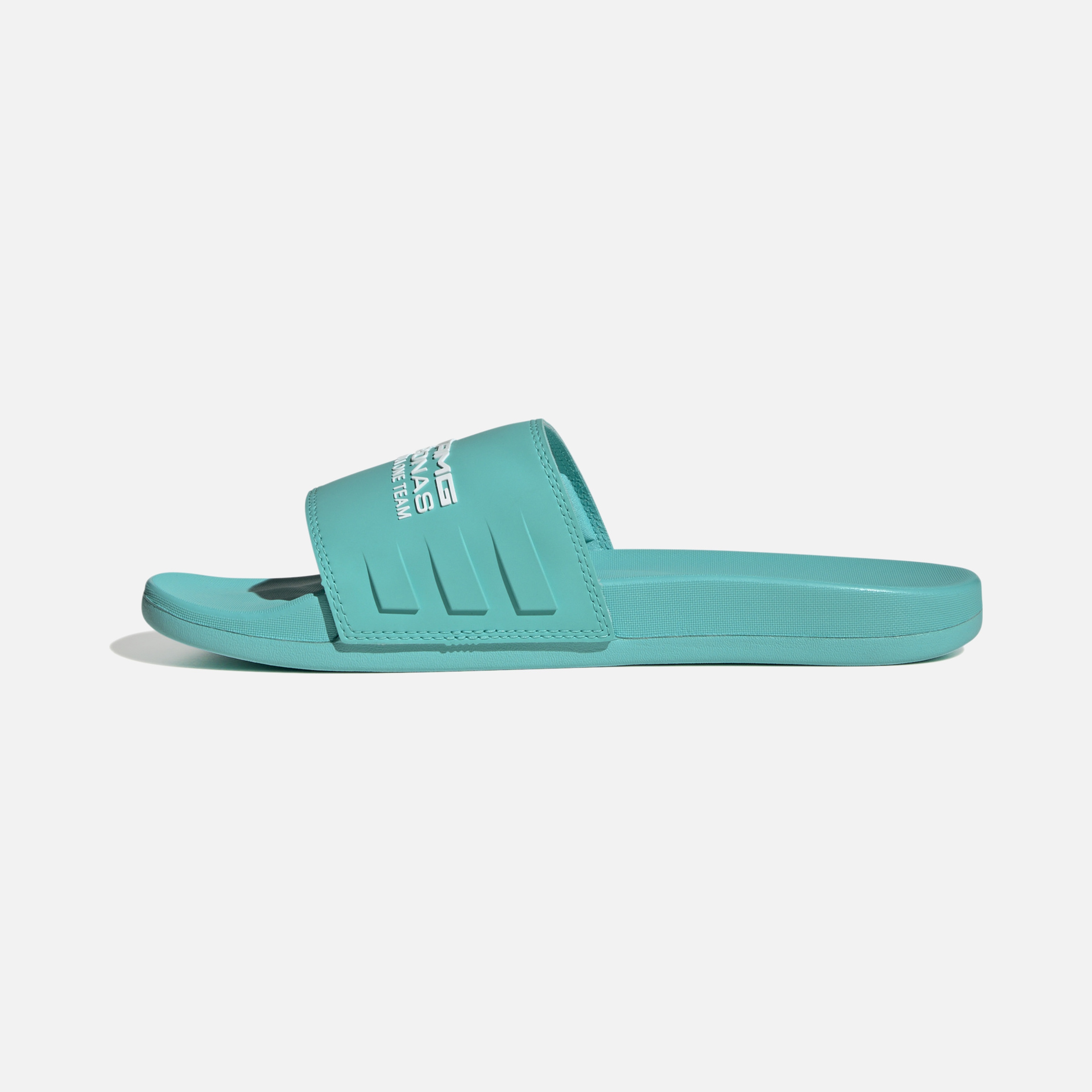 adidas Adilette Comfort Flip-Flop ''Mercedes - AMG Petronas Formula 1 Team Branding'' Erkek Terlik