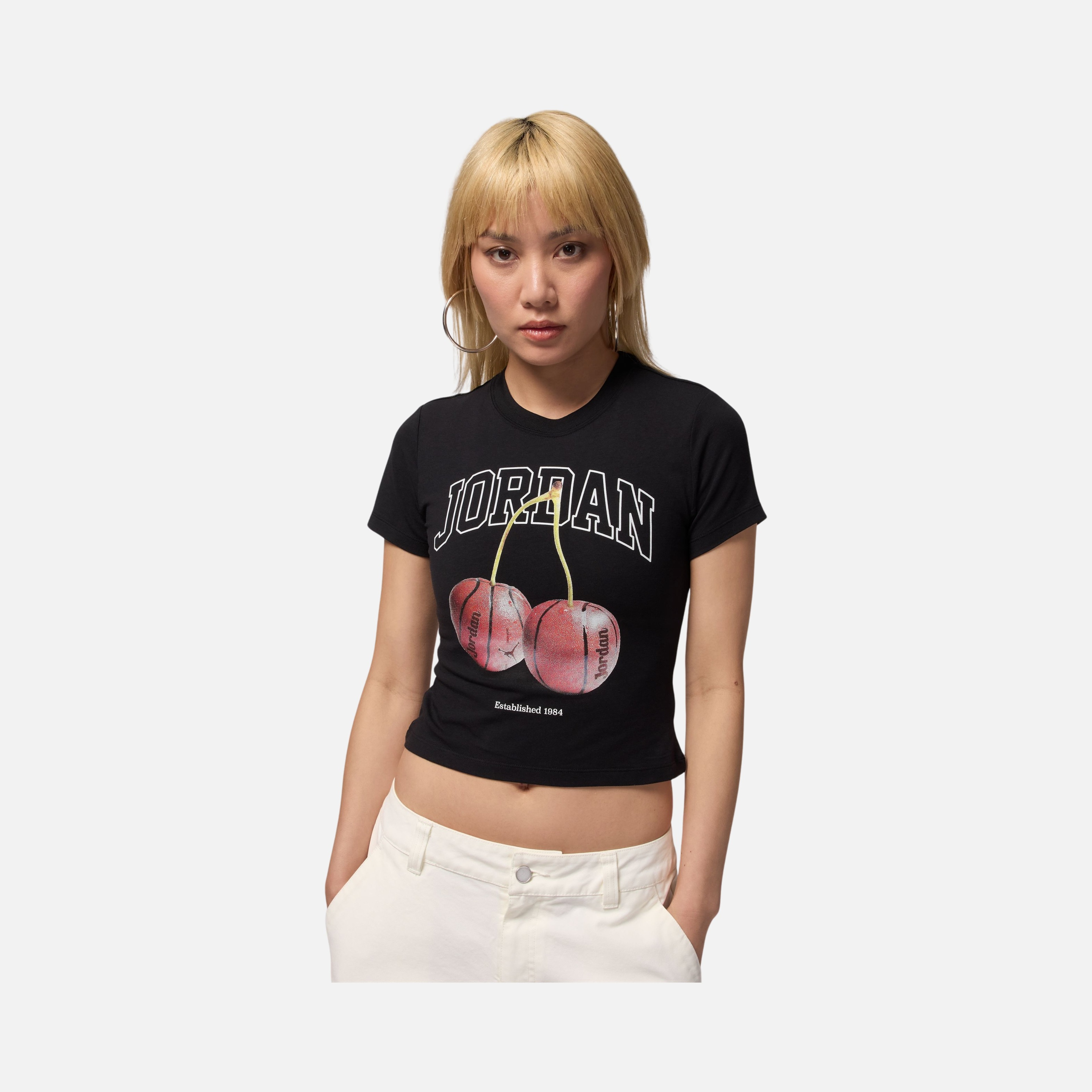 Nike Jordan Brk Ss Tmid Gfx Tee Kadın Tişört