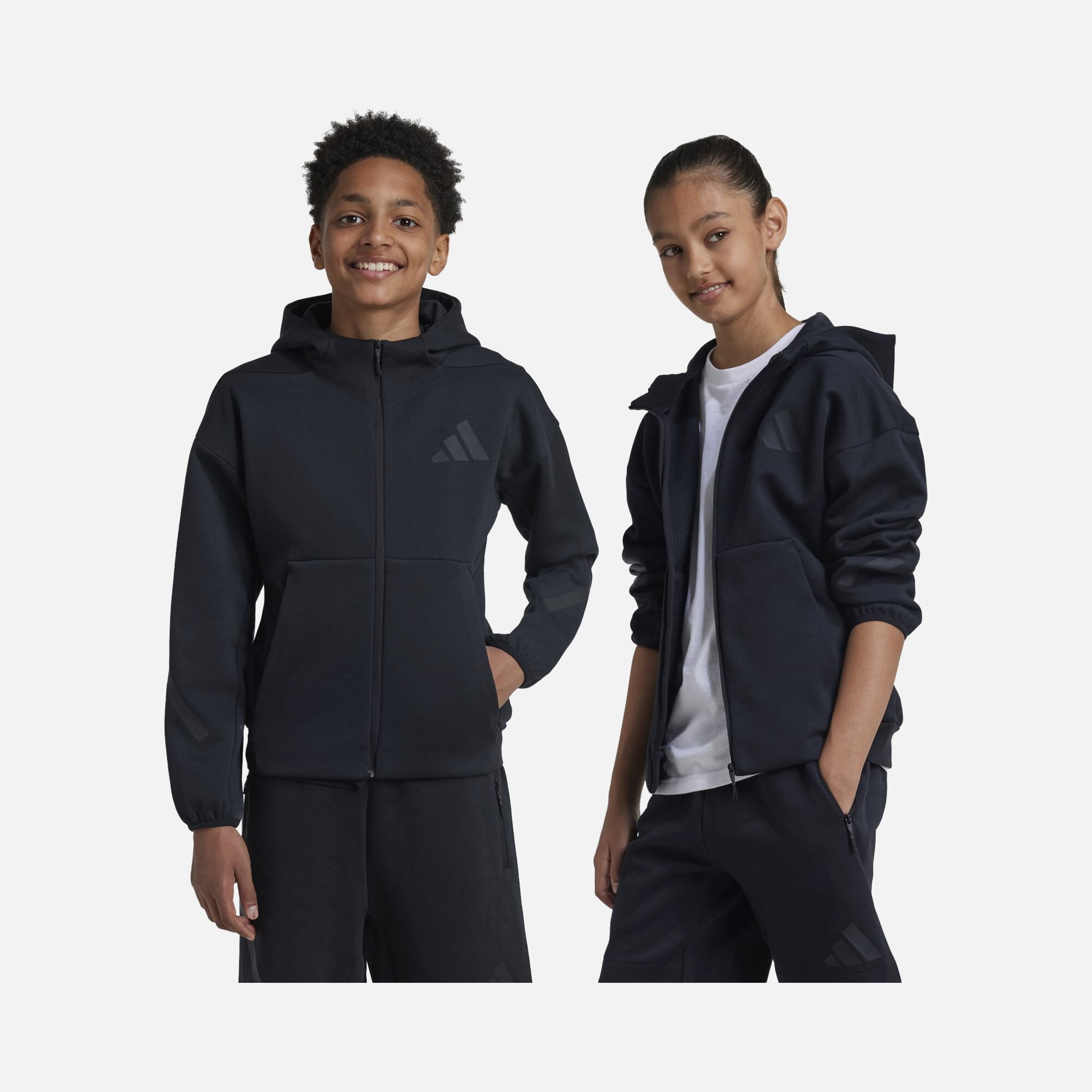 adidas Z.N.E. Sportswear Track Full-Zip Hoodie Çocuk Sweatshirt
