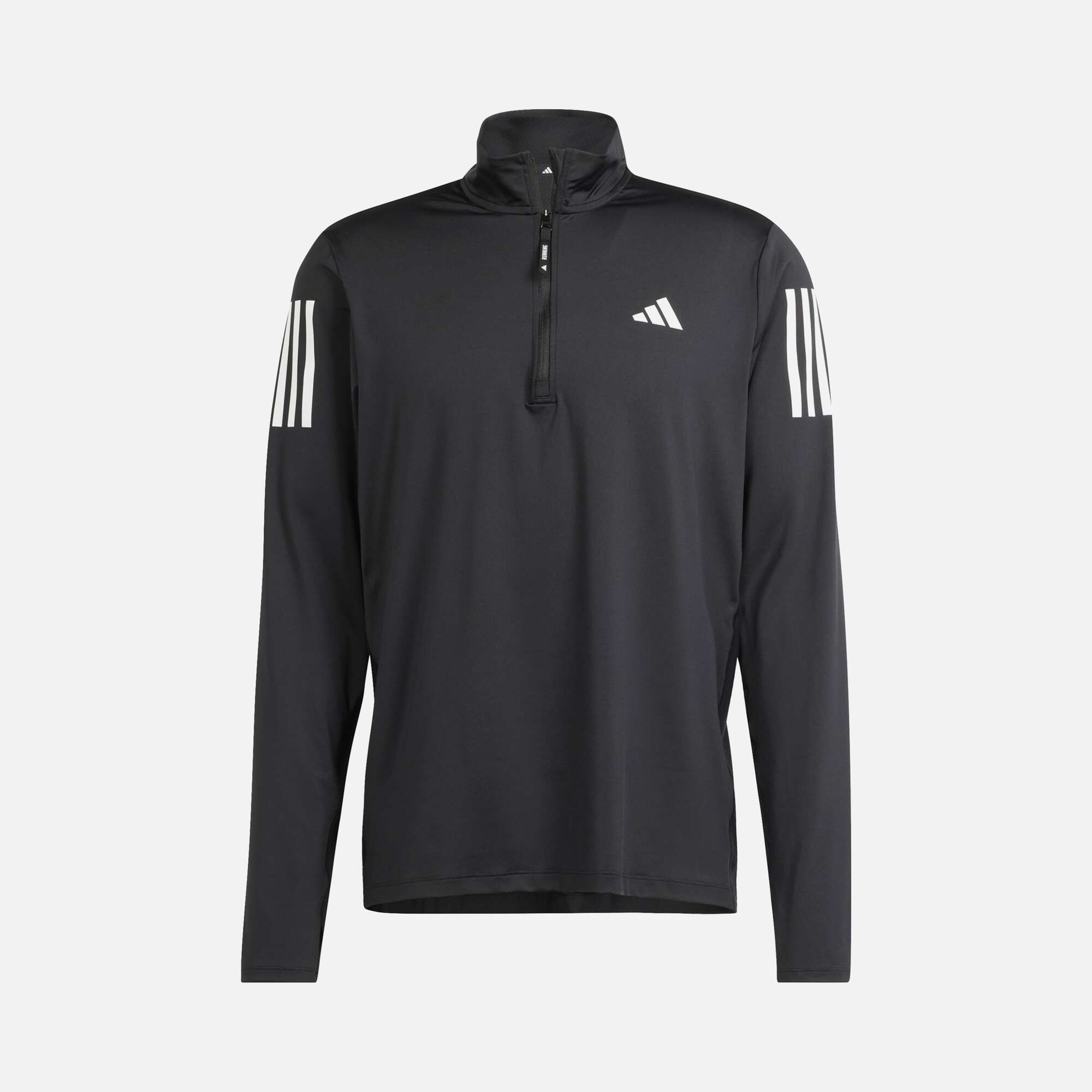 adidas AEROREADY Own the Run Half-Zip Long-Sleeve Erkek Tişört