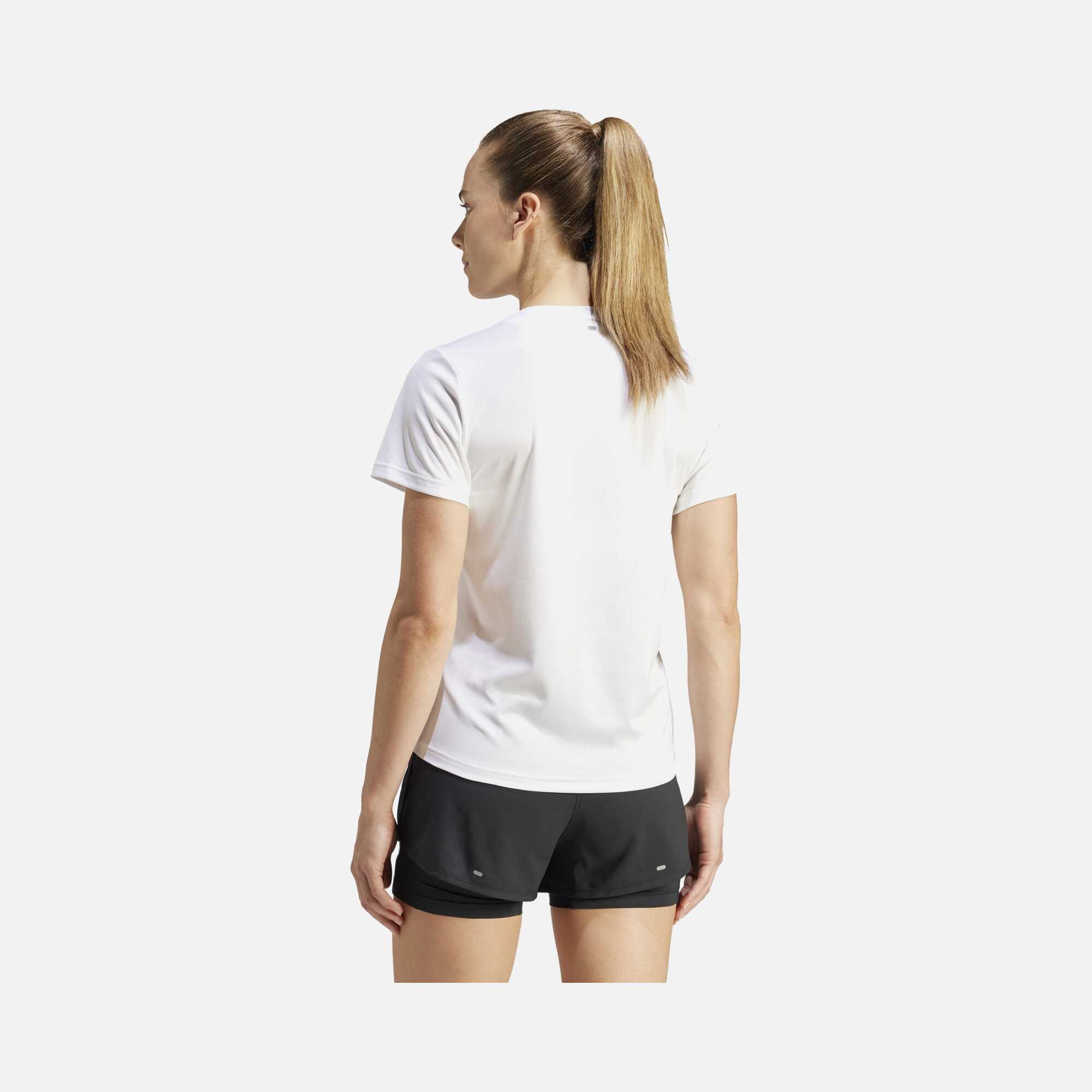 adidas AEROREADY Run It Crew Neck Running Short-Sleeve Kadın Tişört