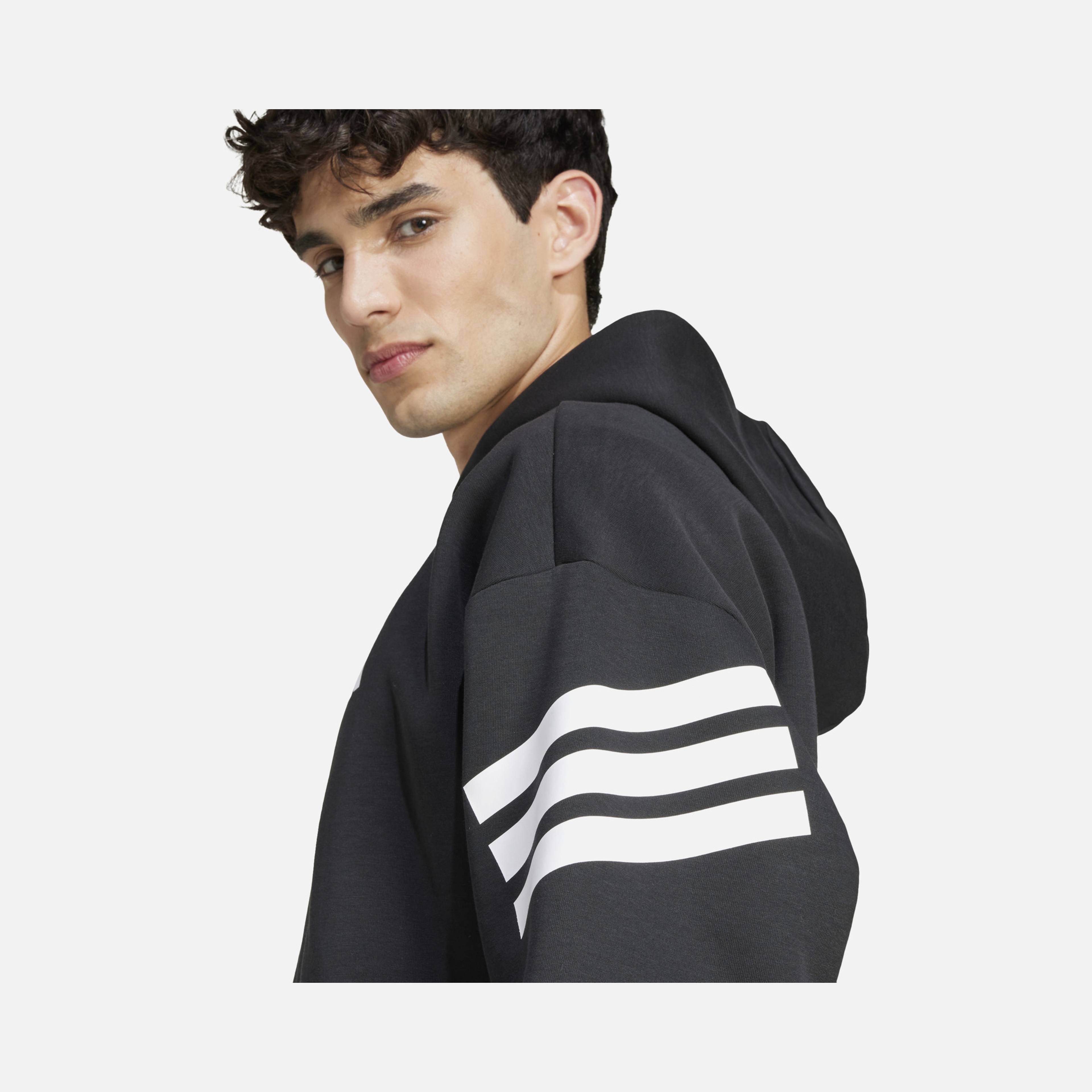 adidas M Fi 3S Fz Kapüşonlu Erkek Ceket