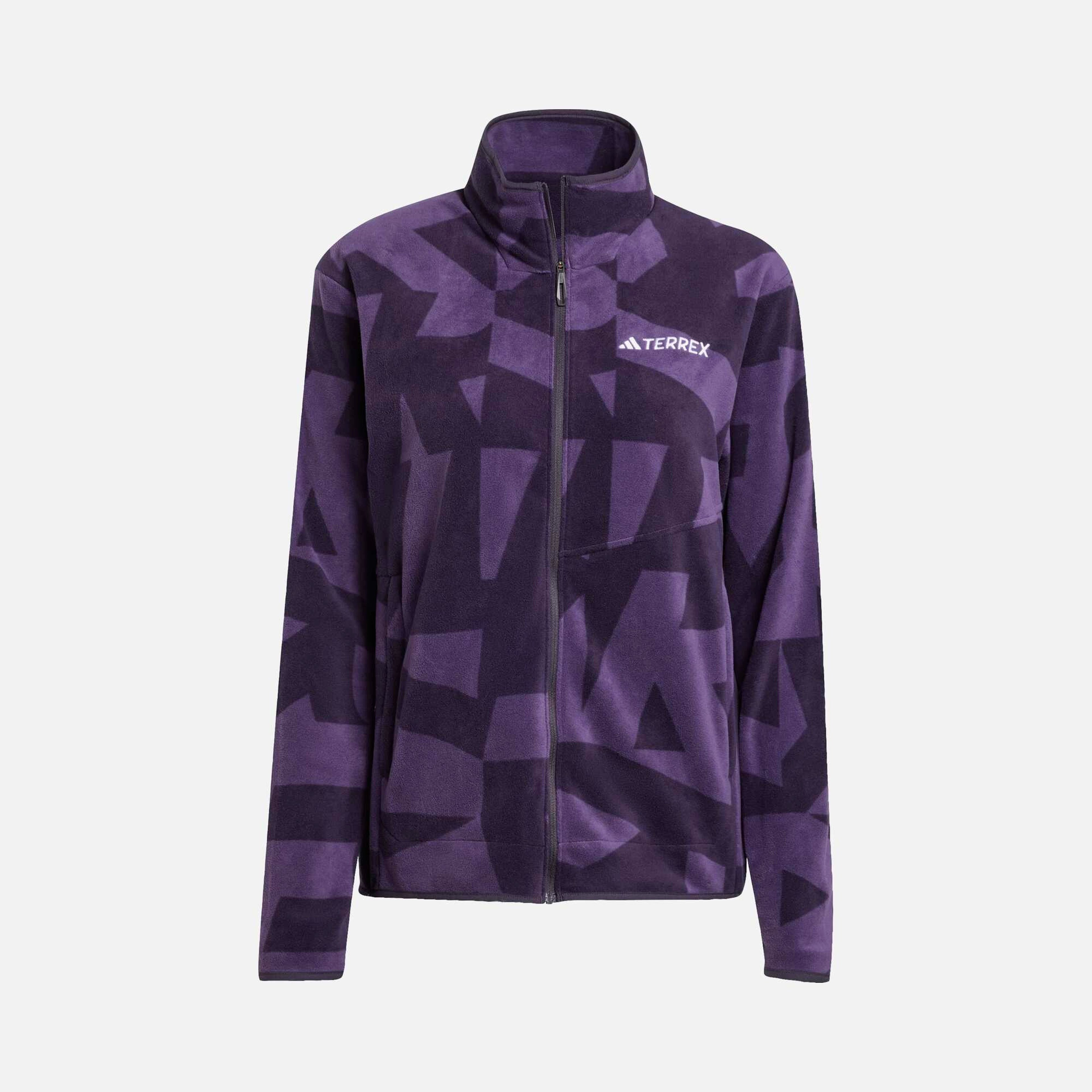 adidas Terrex W Mt Aop Fz Fleece Kadın Sweatshirt