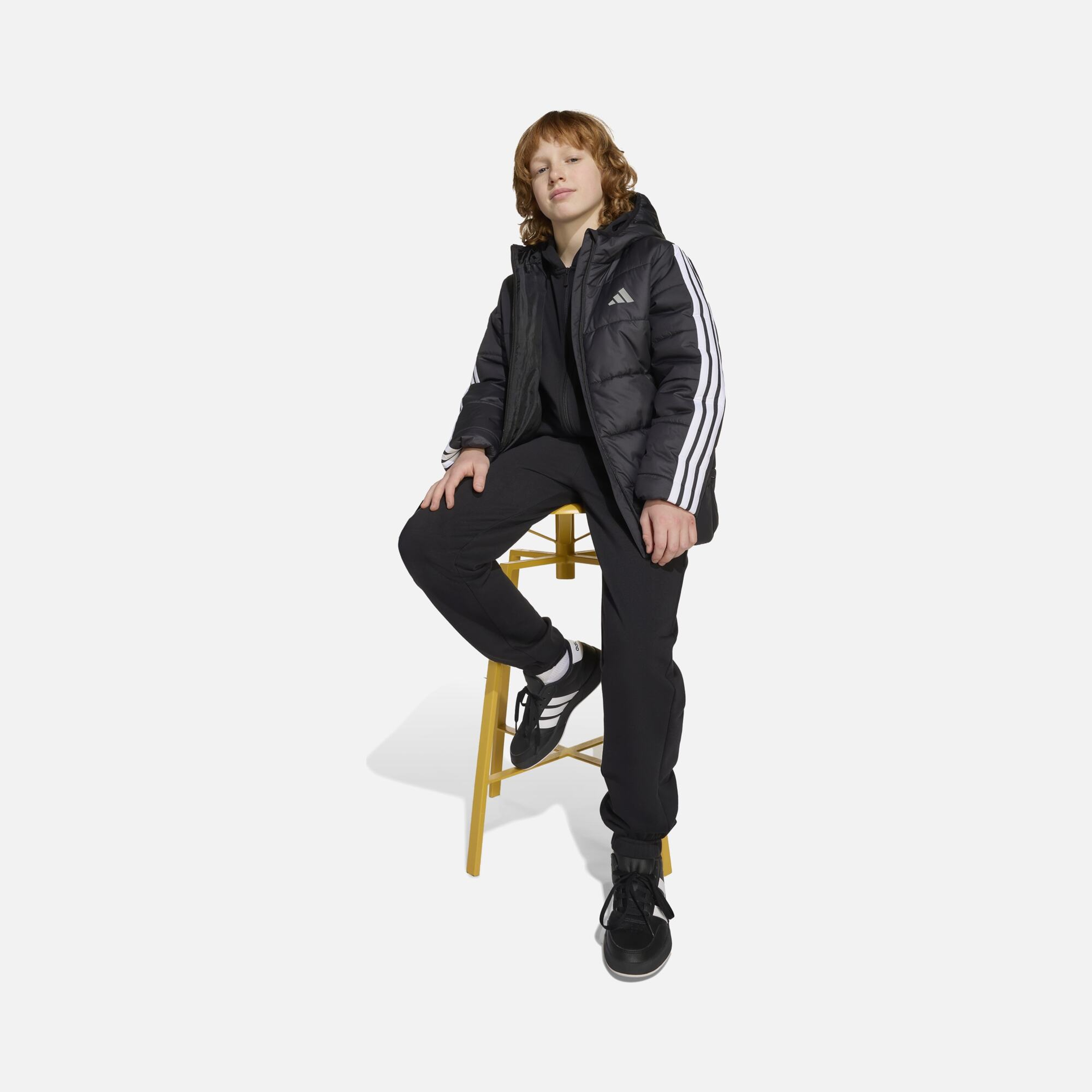 adidas J Ess 3 S Jkt Çocuk Mont