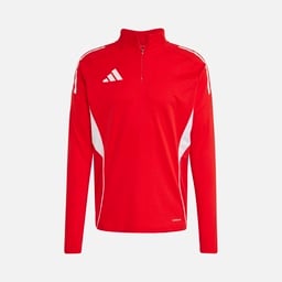 adidas AEROREADY Tiro25 Club Training 3-Stripes 1/4 Zip Long-Sleeve Erkek Tişört