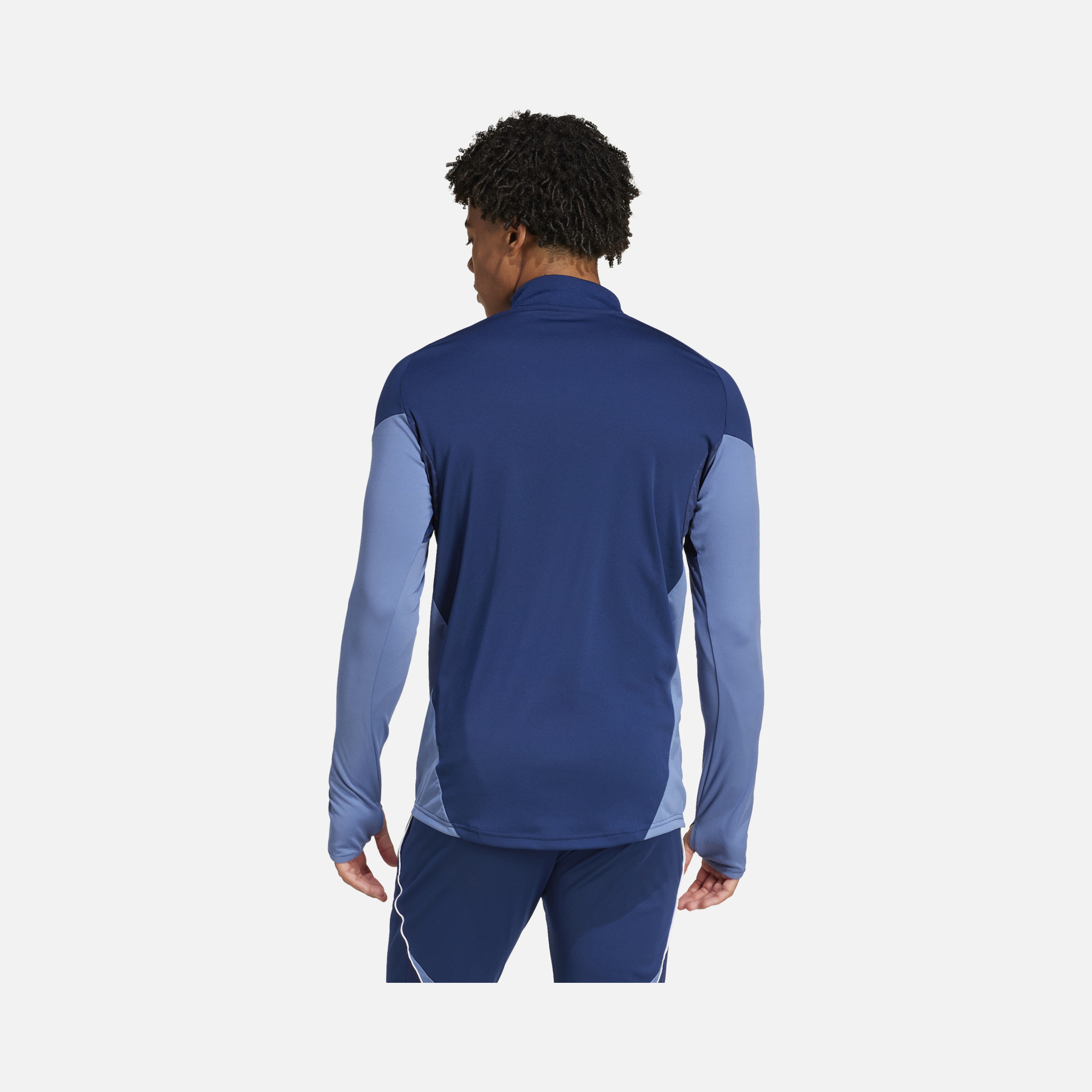 adidas AEROREADY Tiro25 Club Training 3-Stripes 1/4 Zip Long-Sleeve Erkek Tişört