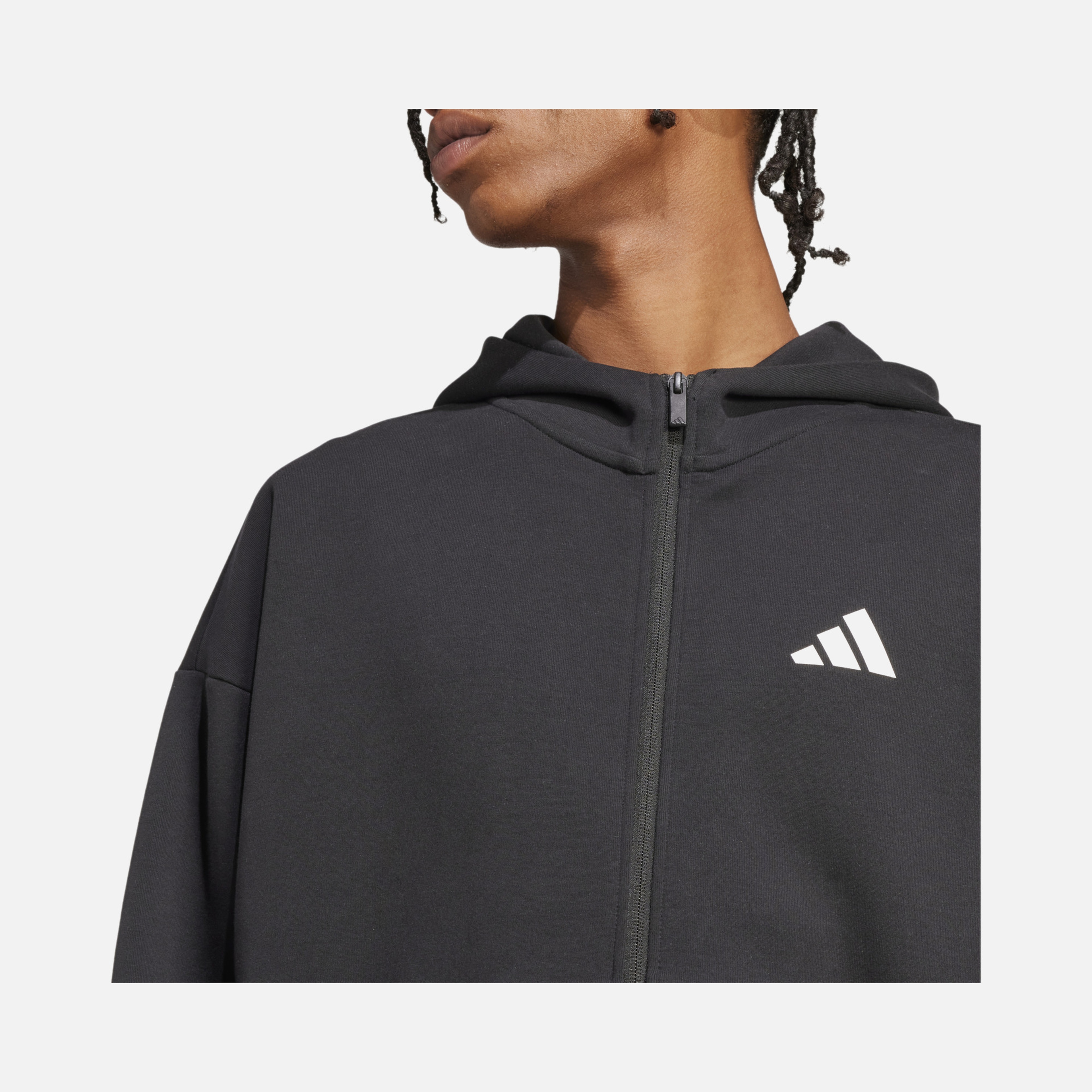 adidas Sportswear Future Icons Small Logo Full-Zip Hooded Erkek Sweatshirt