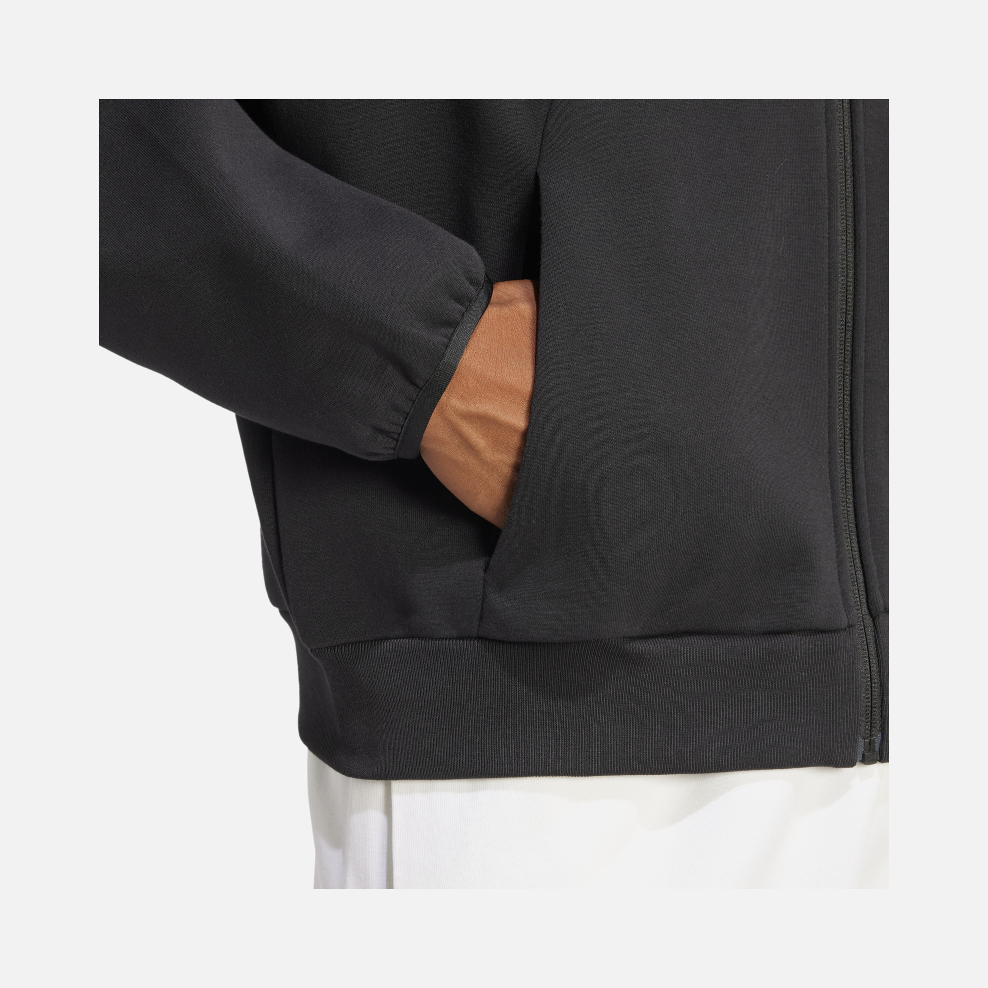 adidas Sportswear Future Icons Small Logo Full-Zip Hooded Erkek Sweatshirt