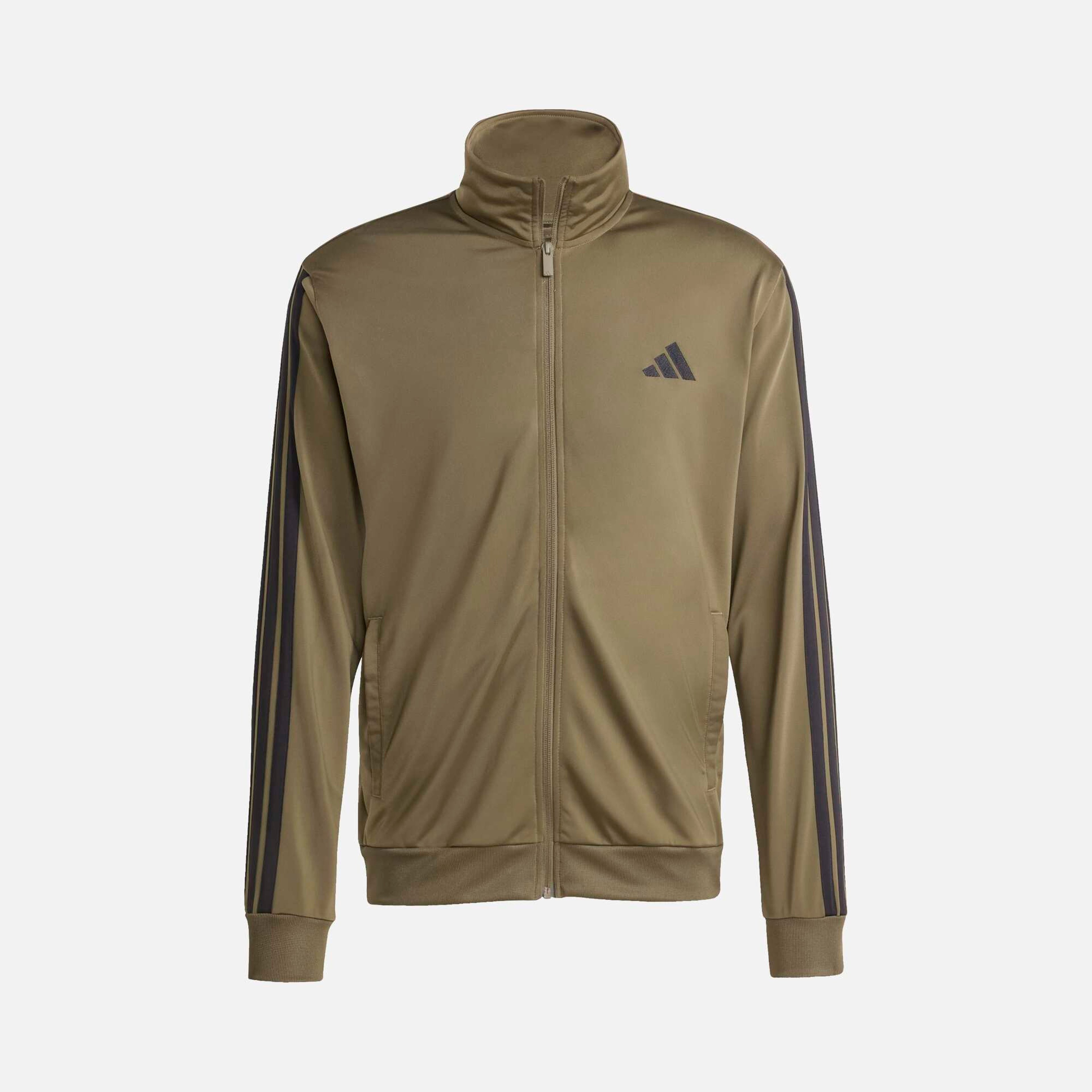 adidas Sportswear Basic 3-Stripes Tricot Regular Fit With Mid Rise Full-Zip Erkek Eşofman Takımı
