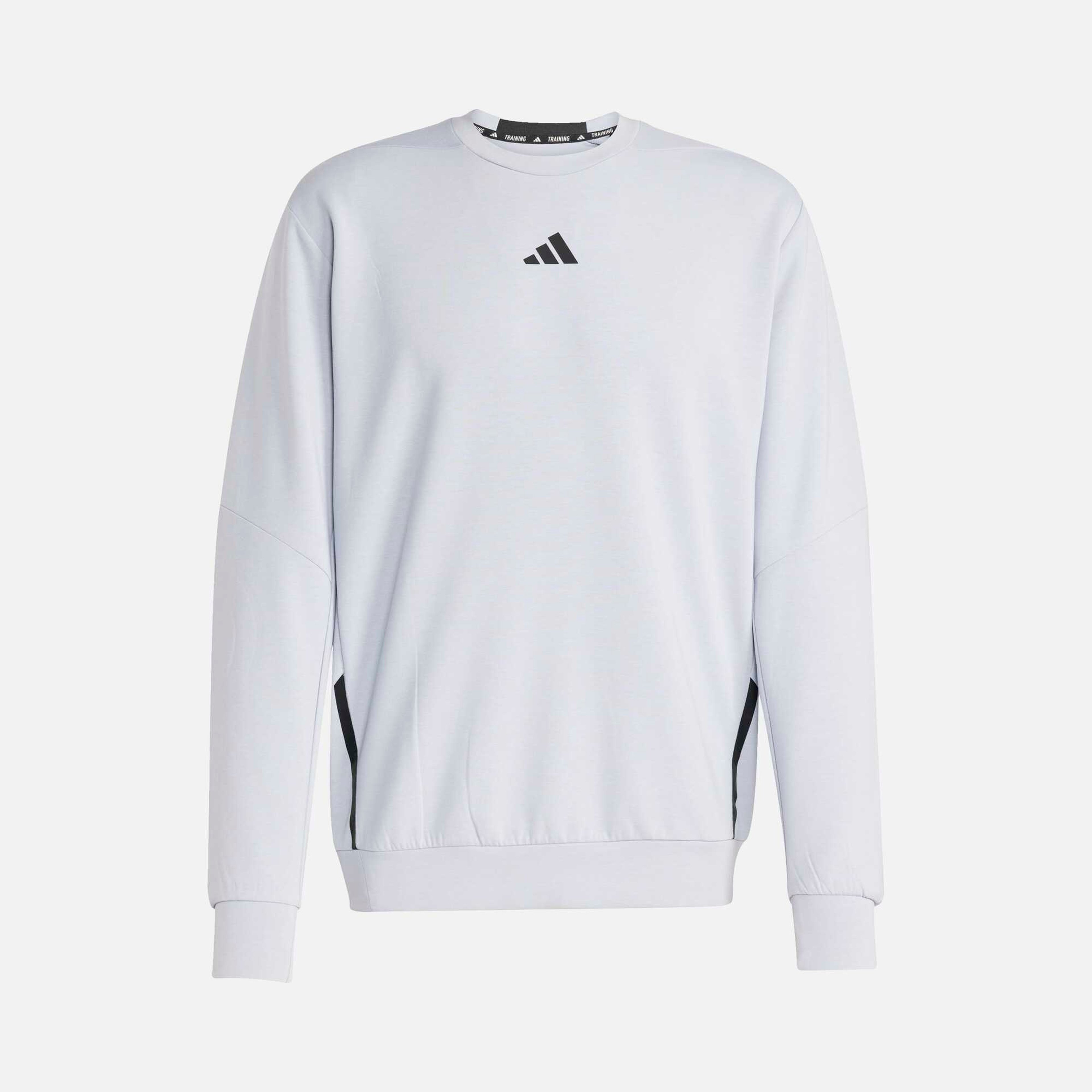 adidas AEROREADY Designed for Gym & Training Crew Erkek Sweatshirt