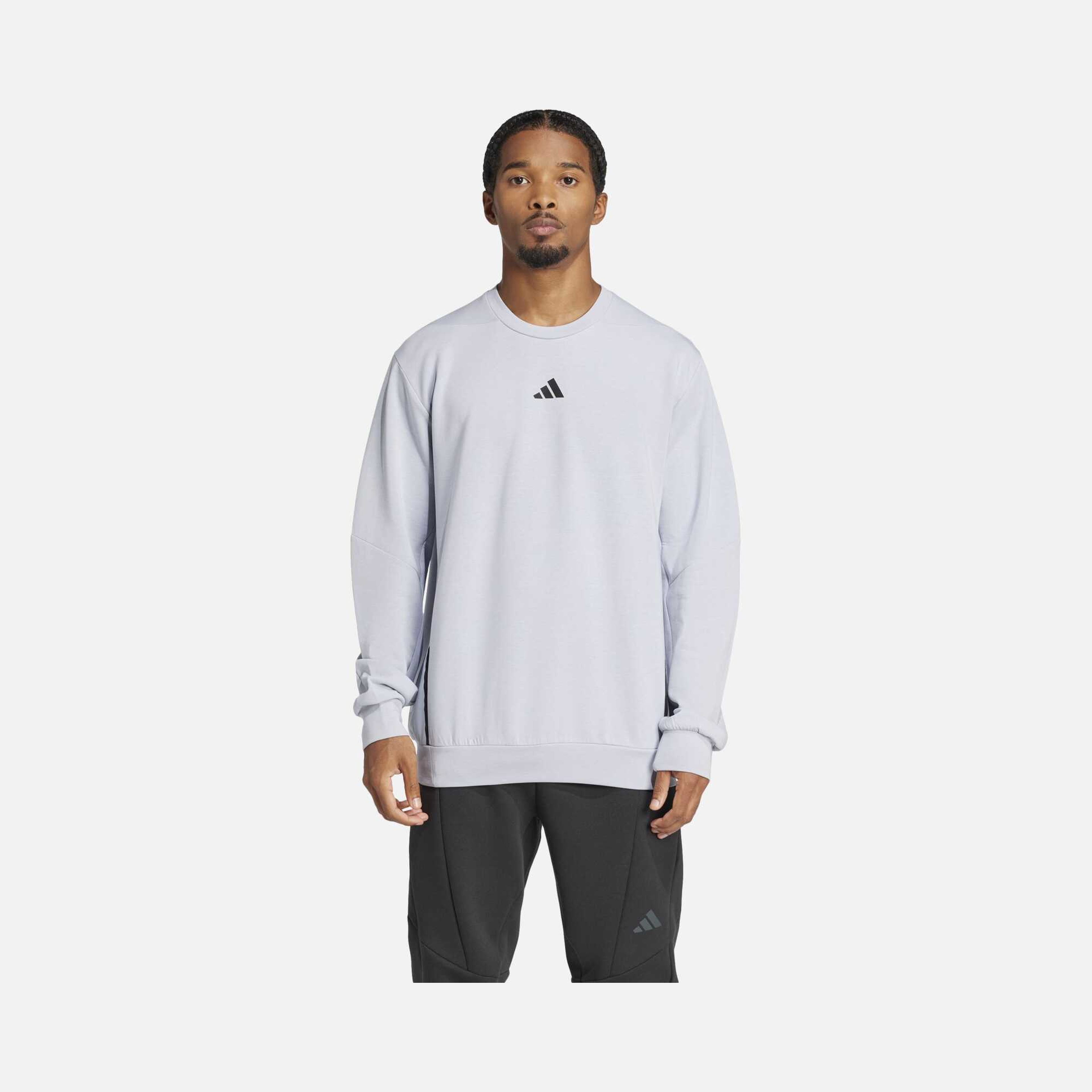 adidas AEROREADY Designed for Gym & Training Crew Erkek Sweatshirt