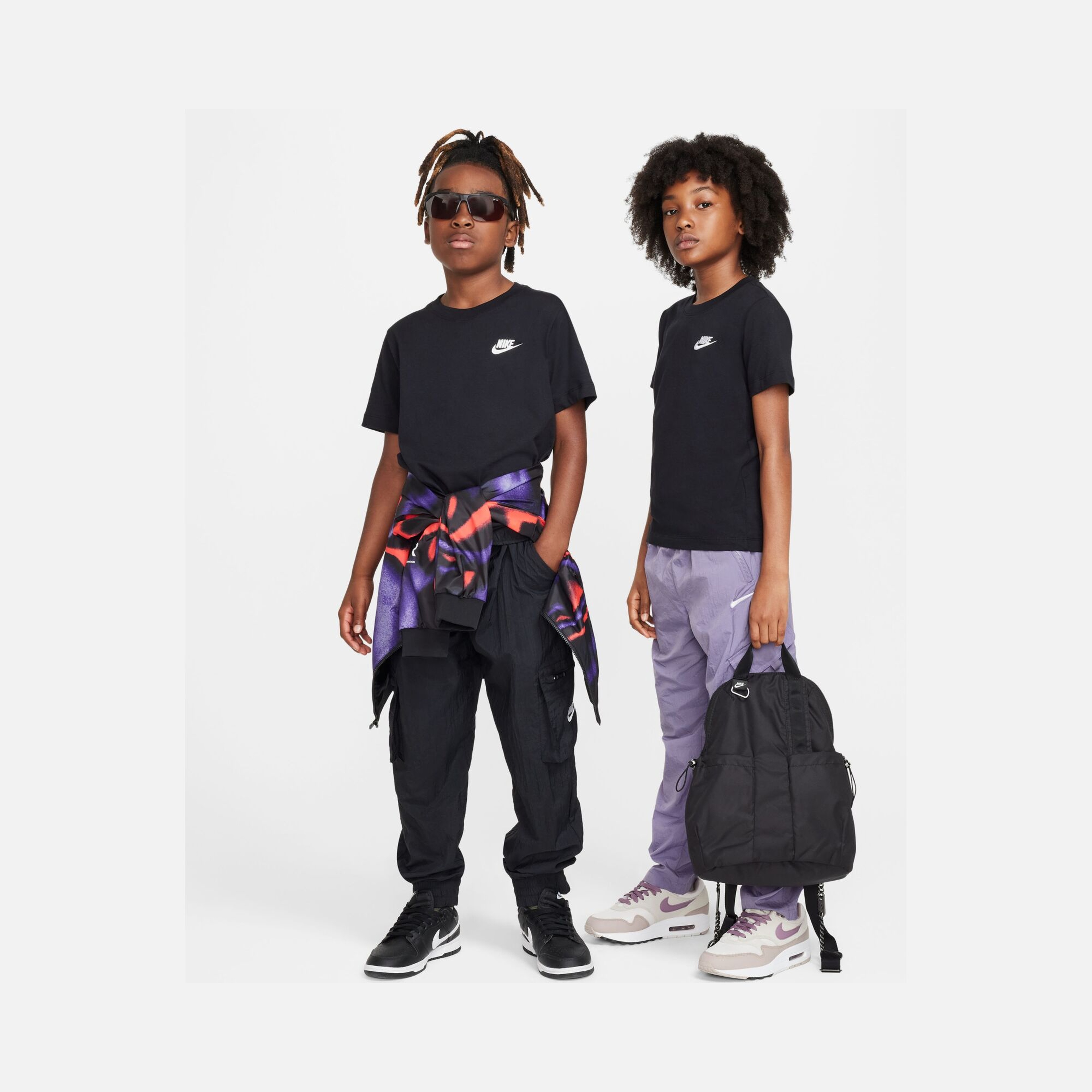 Nike Sportswear Embroidered Futura LBR Short-Sleeve Çocuk Tişört