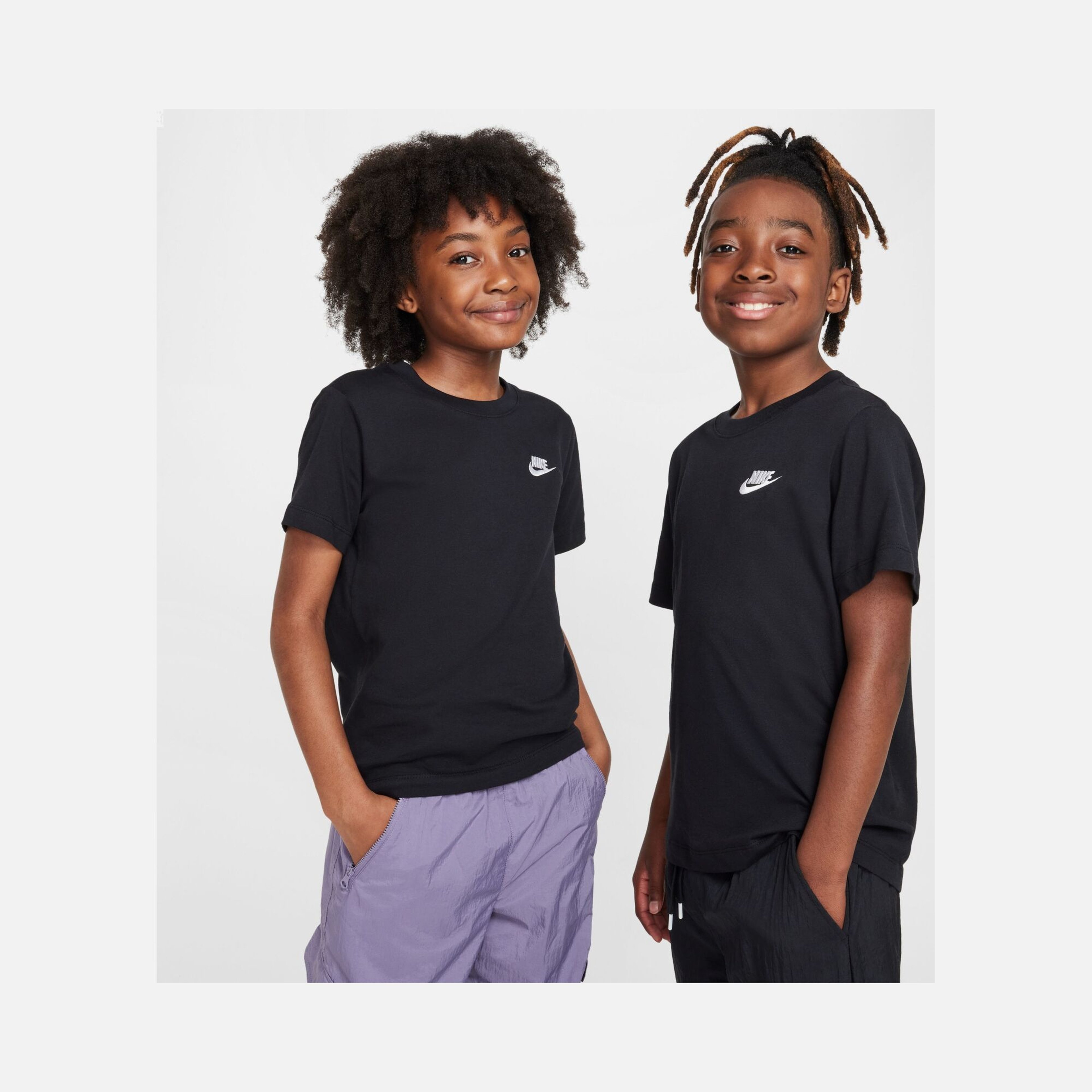 Nike Sportswear Embroidered Futura LBR Short-Sleeve Çocuk Tişört