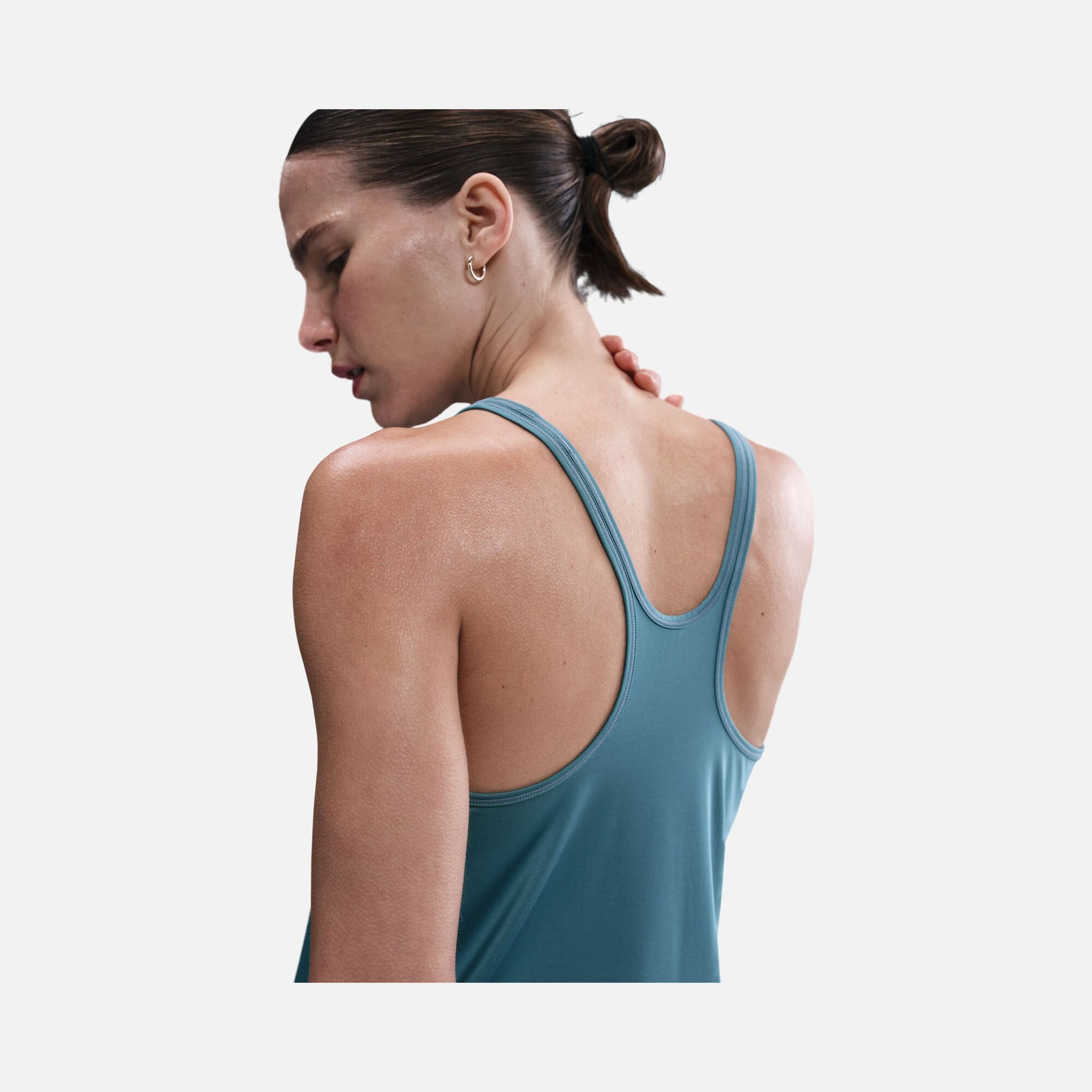 Nike One Classic Dri-fit Strpy Tank Wt Kadın Atlet