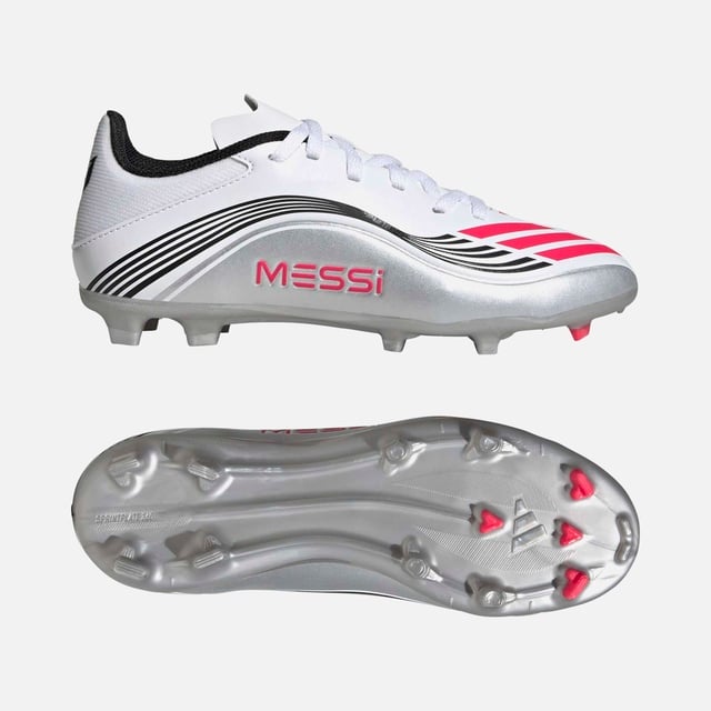 Adidas adidas Beyaz F50 Messi League Fg/Mg Çocuk Krampon Barçın'da! Beyaz - 10. görsel