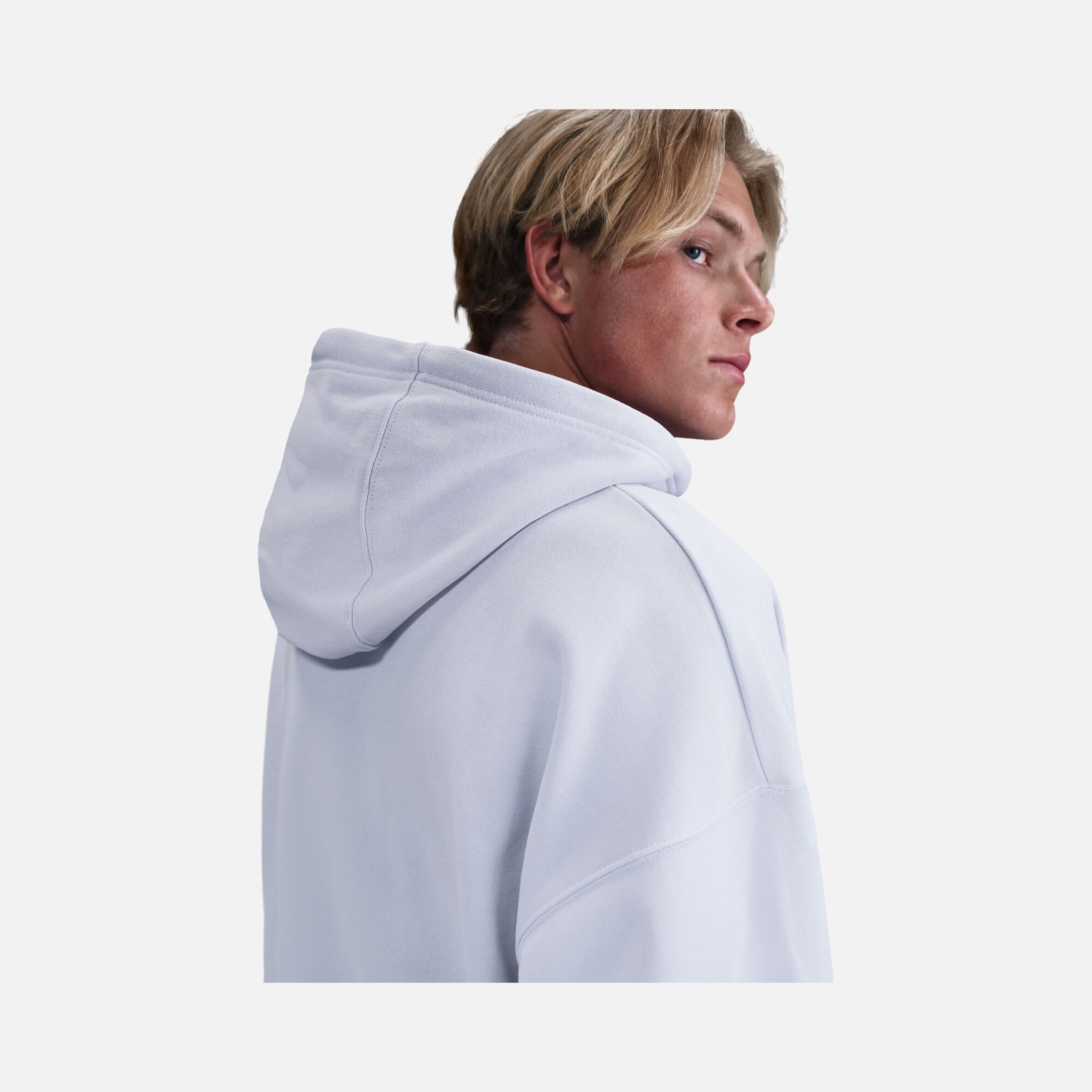 Nike Club+ Fleece Oversized French Terry Full-Zip Hoodie Erkek Sweatshirt