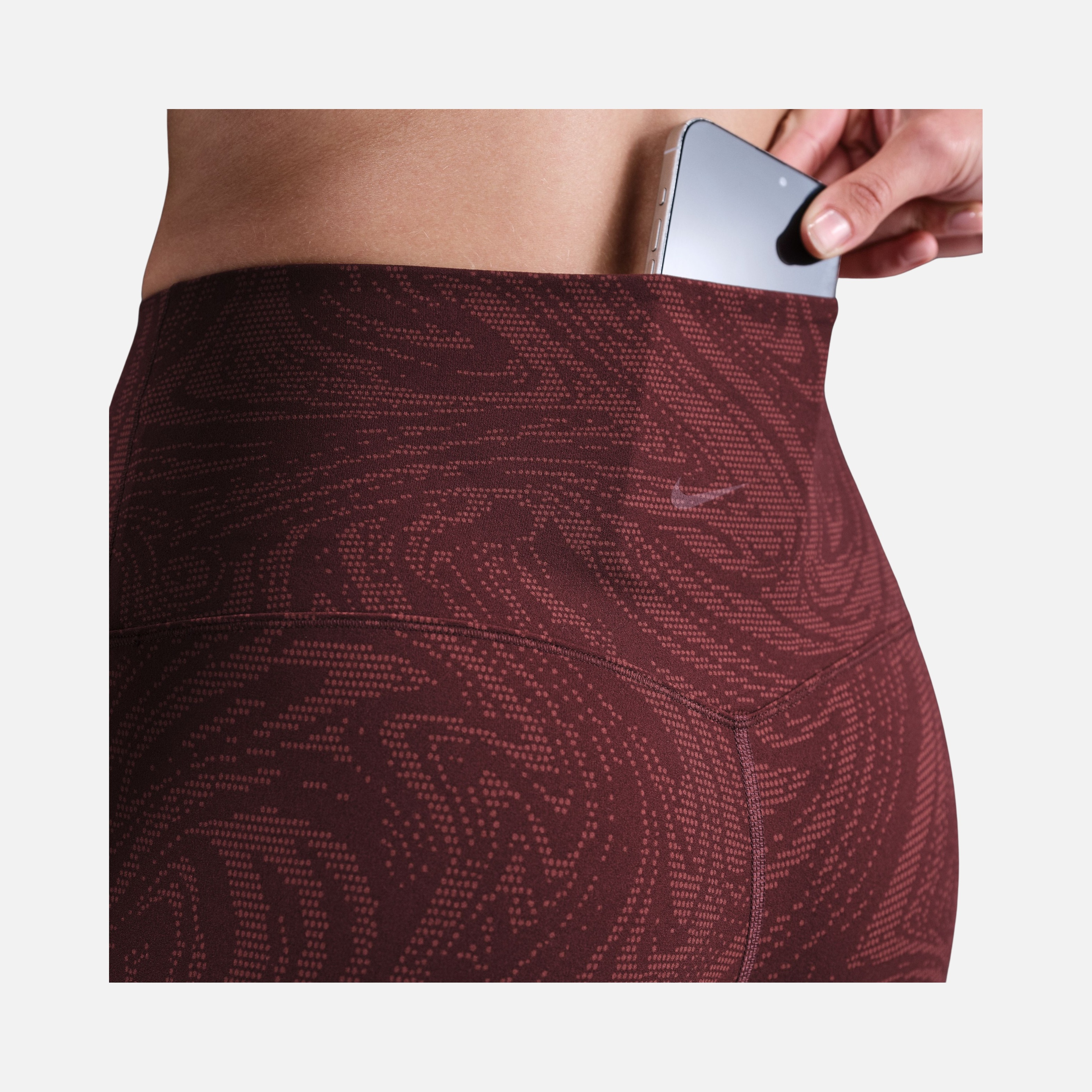 Nike Dri-fit Zenvy Hr 7/8 Aop Kadın Tayt