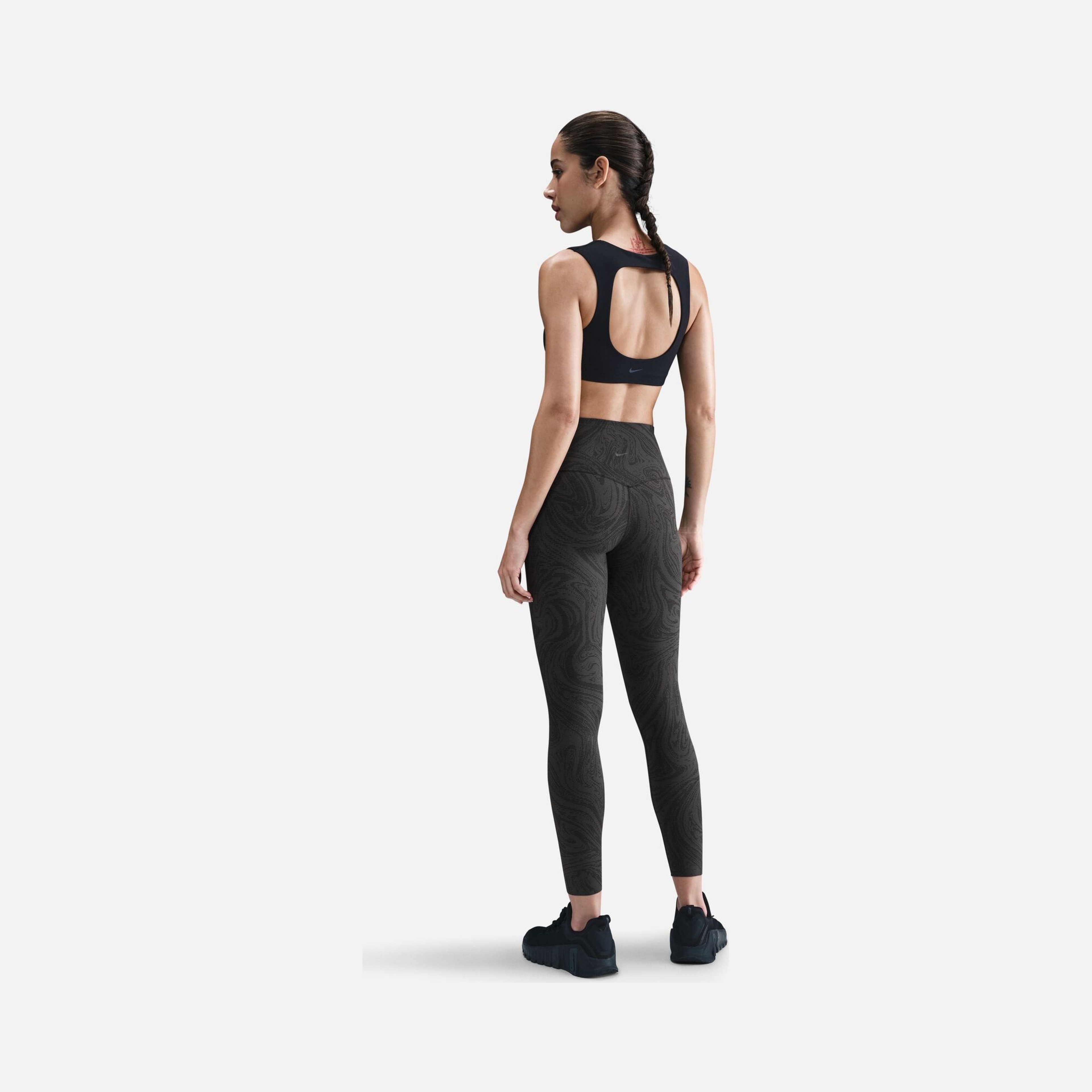 Nike Dri-fit Zenvy Hr 7/8 Aop Kadın Tayt