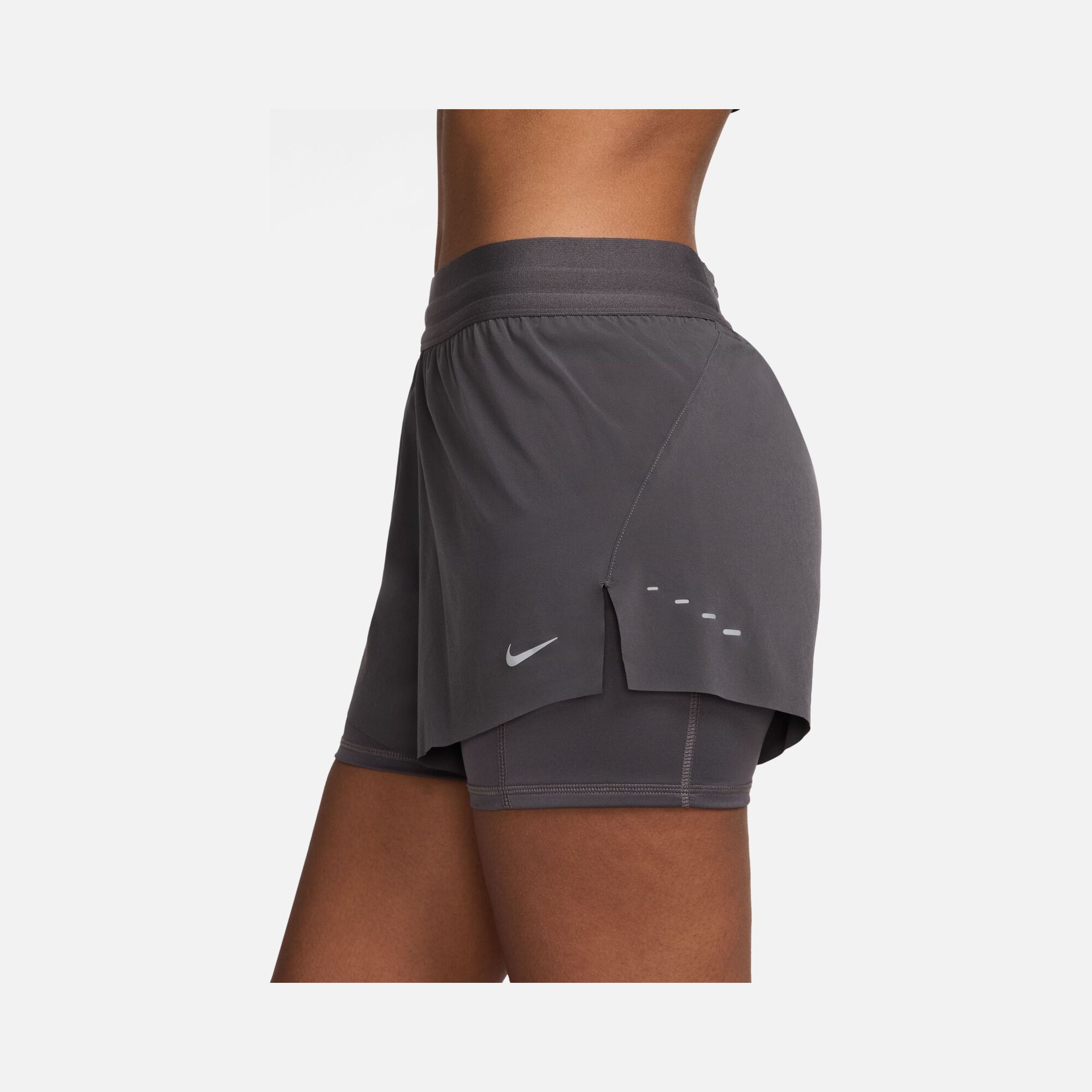 Nike Swift Dri-Fit High Waist 2-in-1 Running Kadın Şort