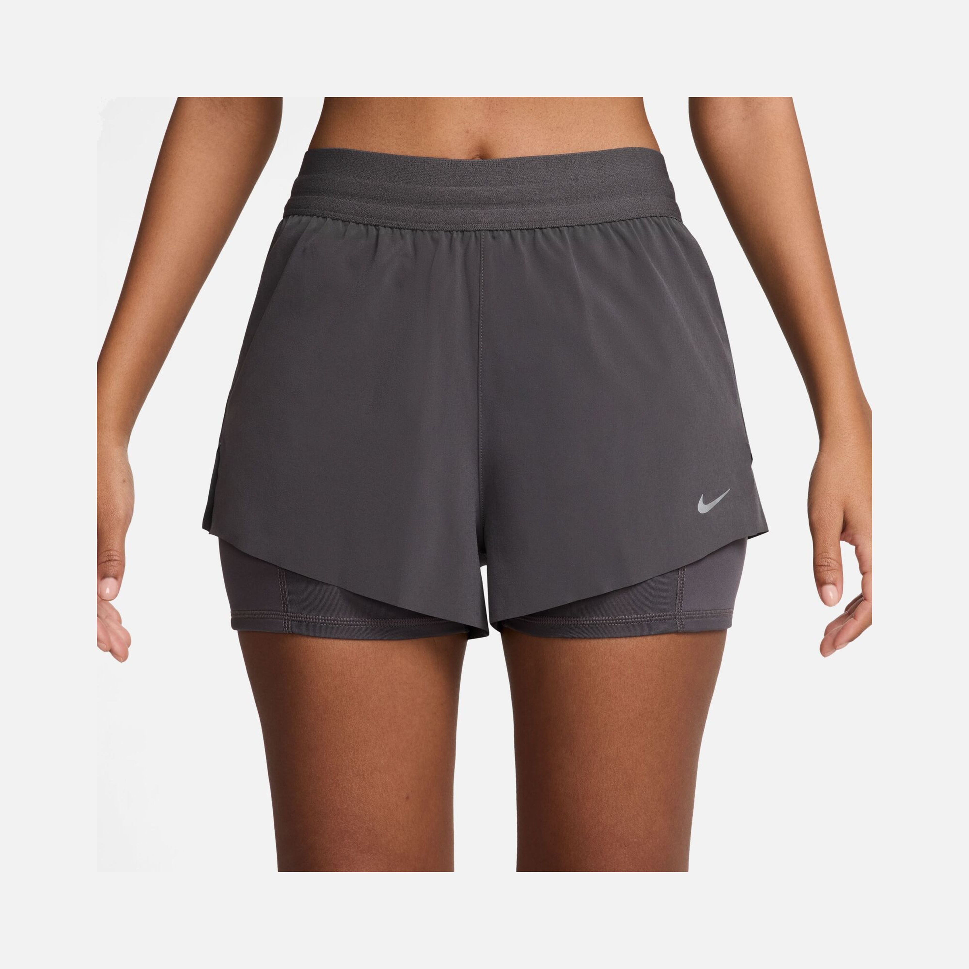 Nike Swift Dri-Fit High Waist 2-in-1 Running Kadın Şort