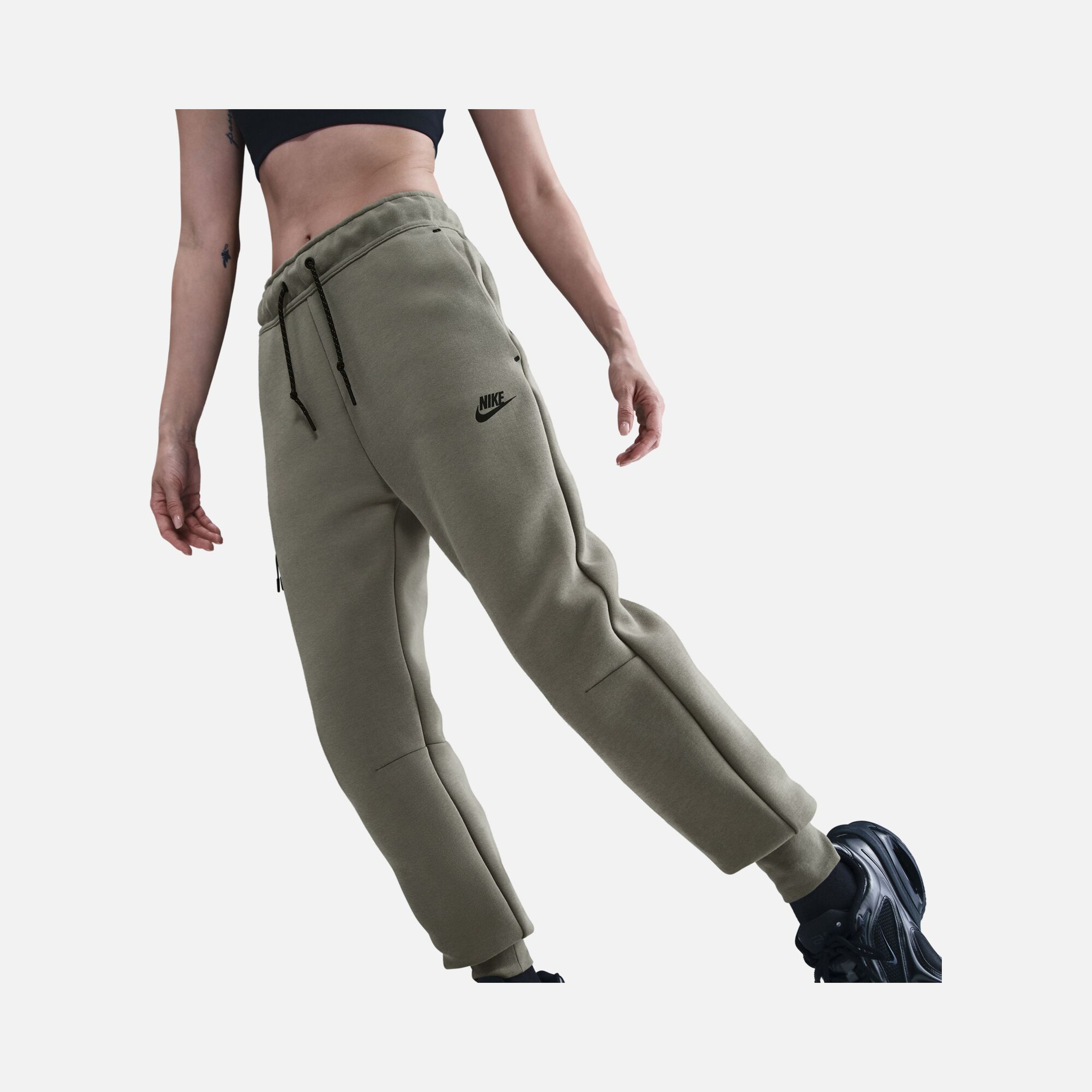 Nike Sportswear Tech Fleece Mid-Rise SS25 Kadın Eşofman Altı