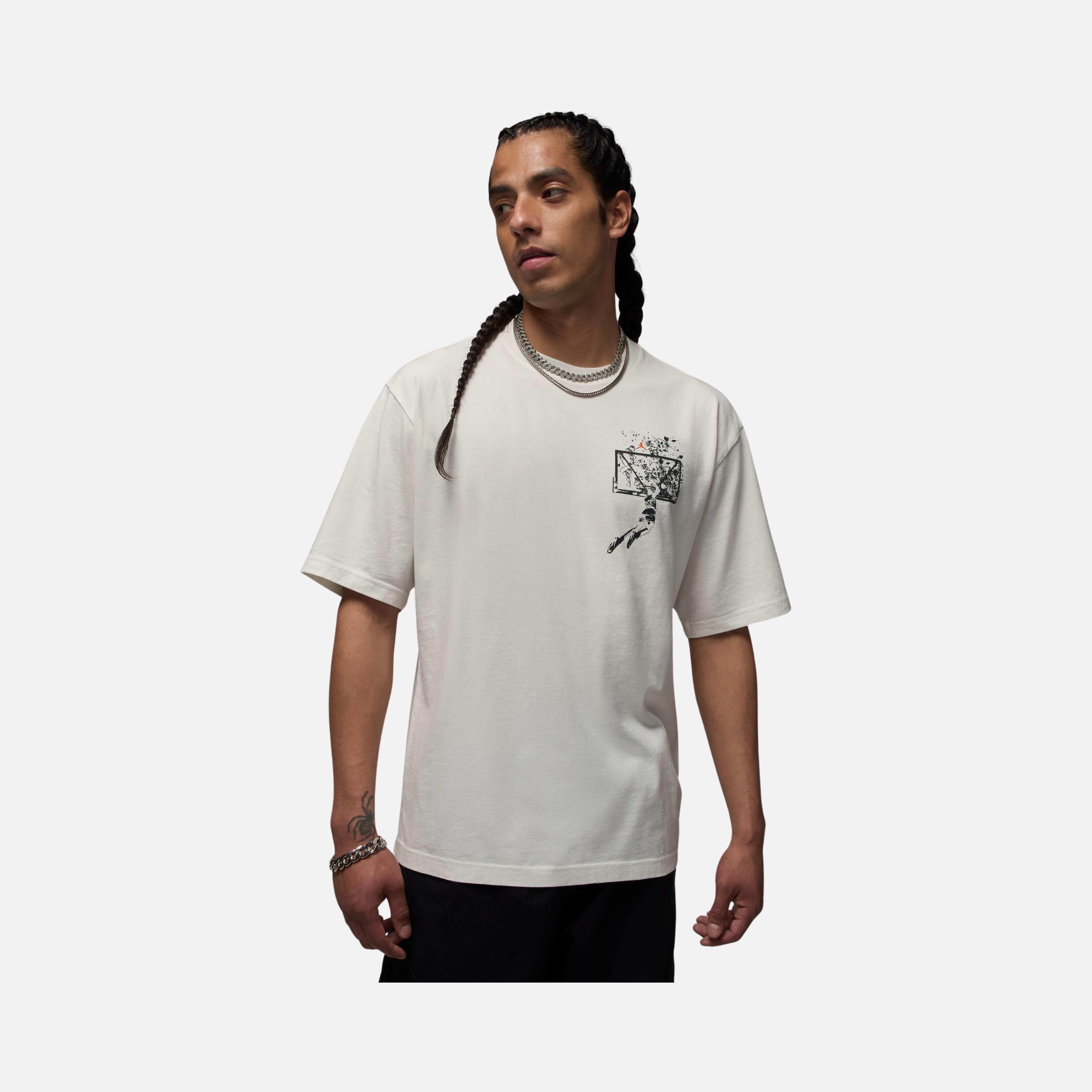 Nike MJ Brk Sbb Oversize Gfx Ss Crew Erkek Tişört