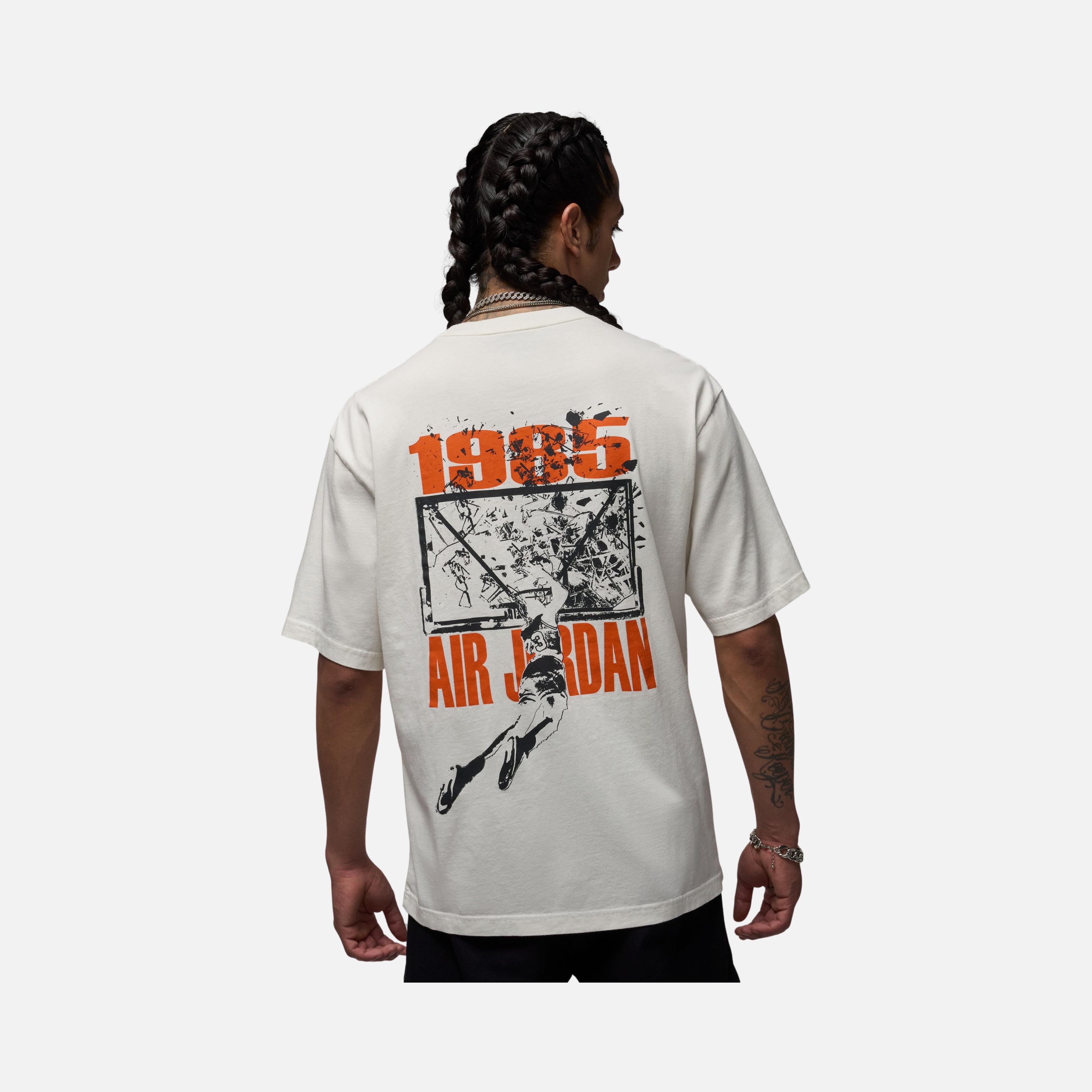 Nike MJ Brk Sbb Oversize Gfx Ss Crew Erkek Tişört