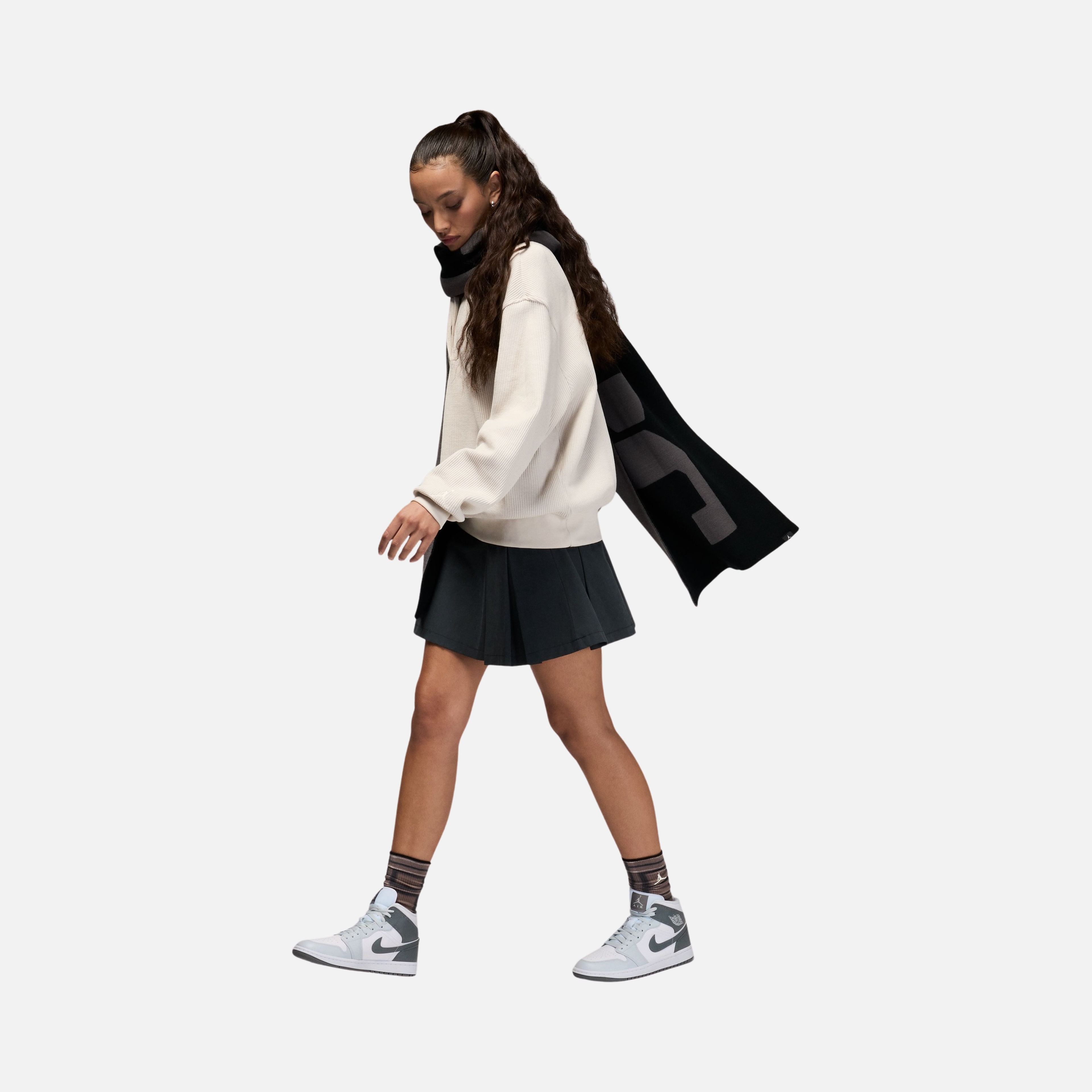 Nike Air Jordan 1 Mid Kadın Spor Ayakkabı