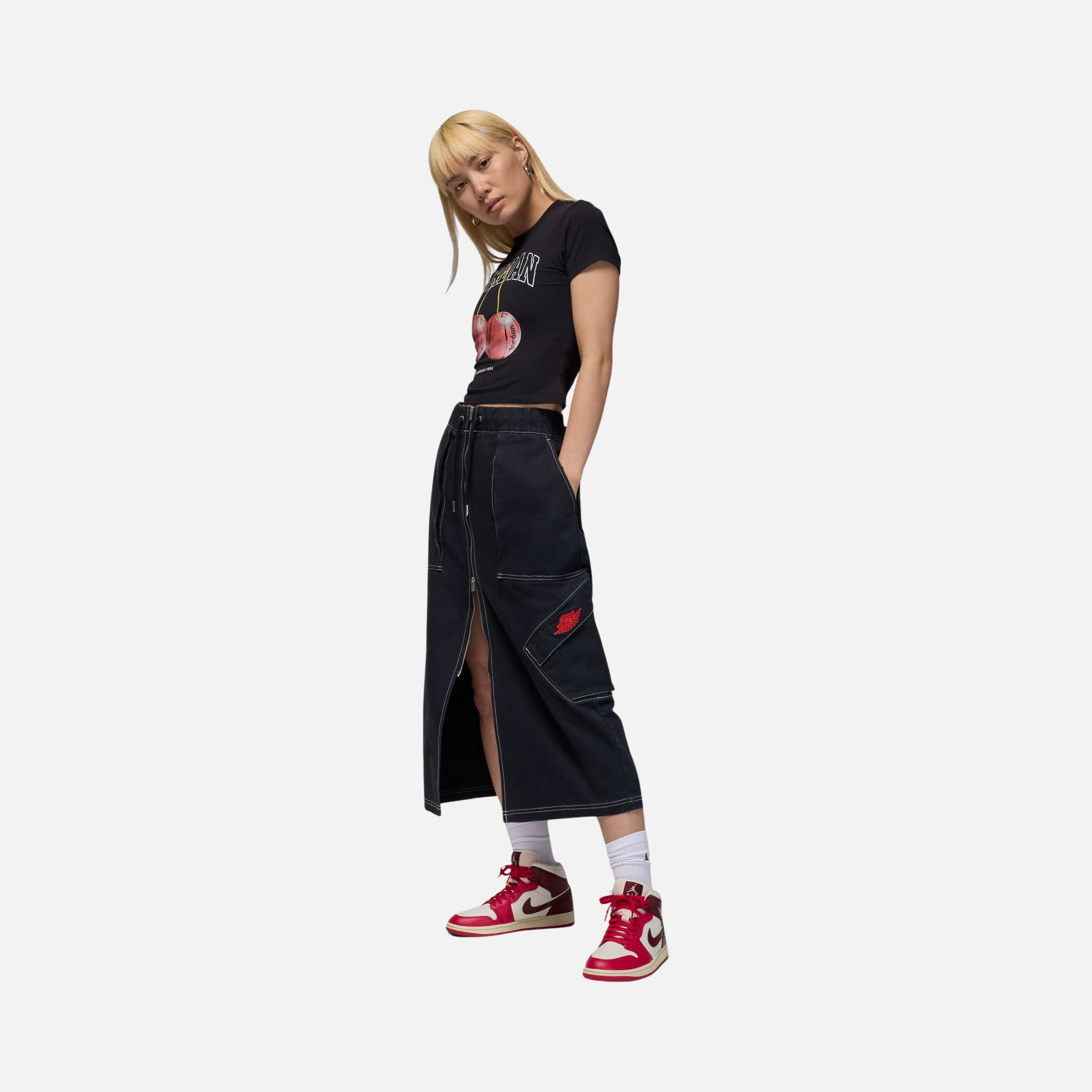 Nike Air Jordan 1 Mid Kadın Spor Ayakkabı