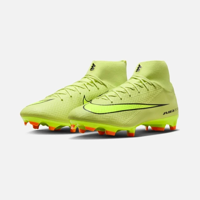 Nike Nike Yeşil Mercurial Zoom Superfly 10 Academy FG/MG Multi Ground High-Top Erkek Krampon Barçın'da! Yeşil - 4. görsel