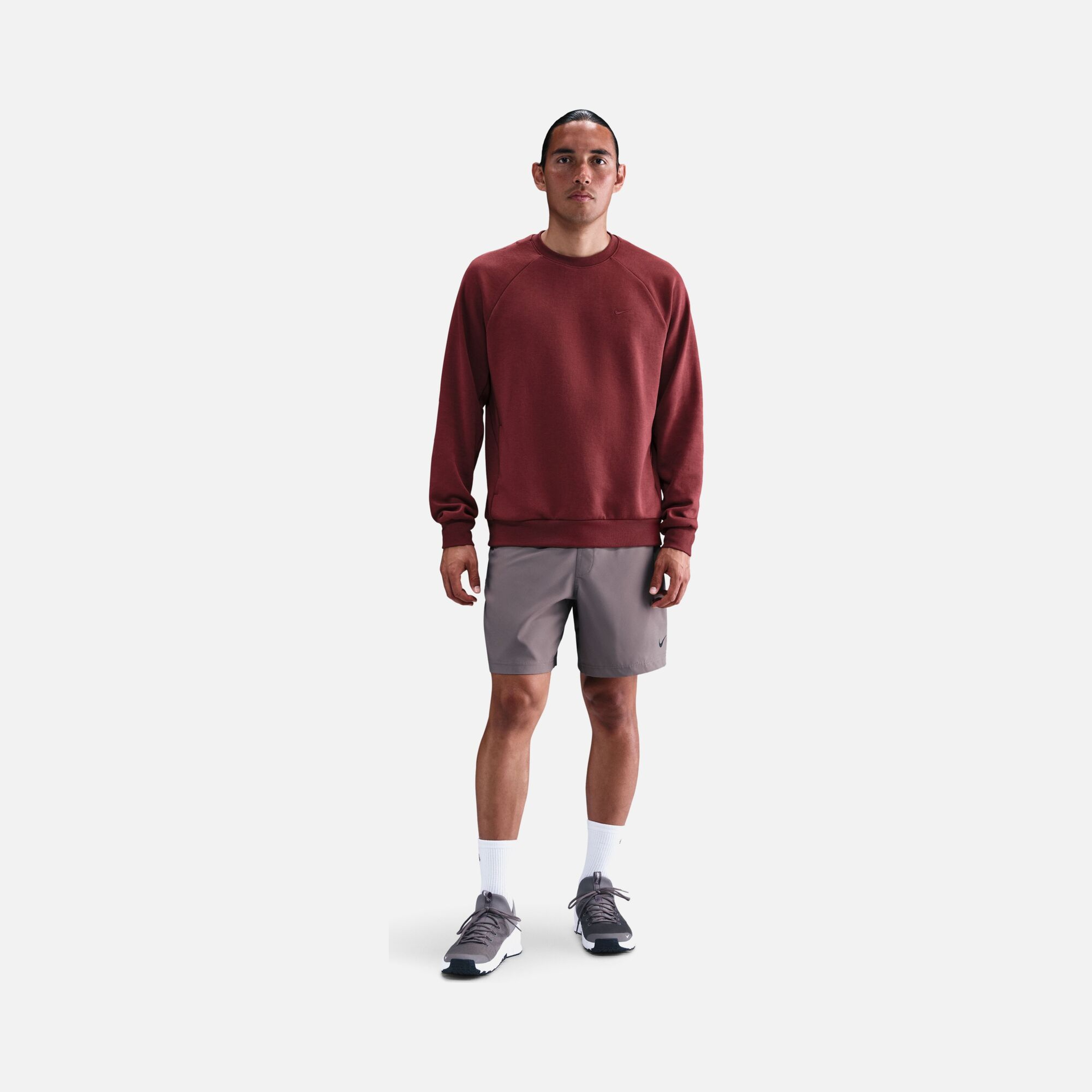 Nike Primary Dri-Fit UV Versatile Crew Erkek Sweatshirt